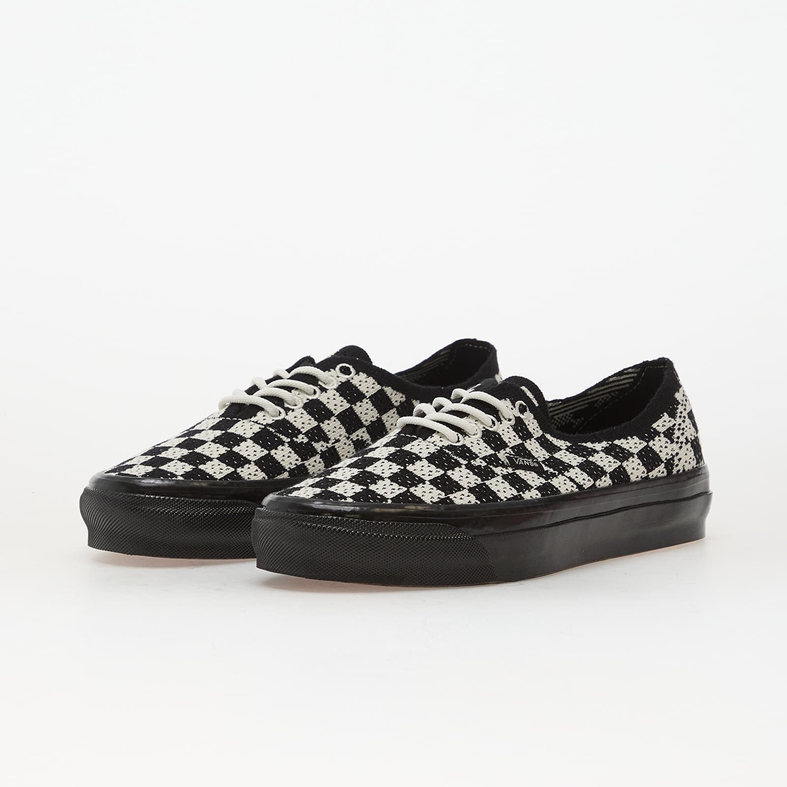 Vans Сникърси LX Authentic 44 EK Punk Check Black/ Marshmallow