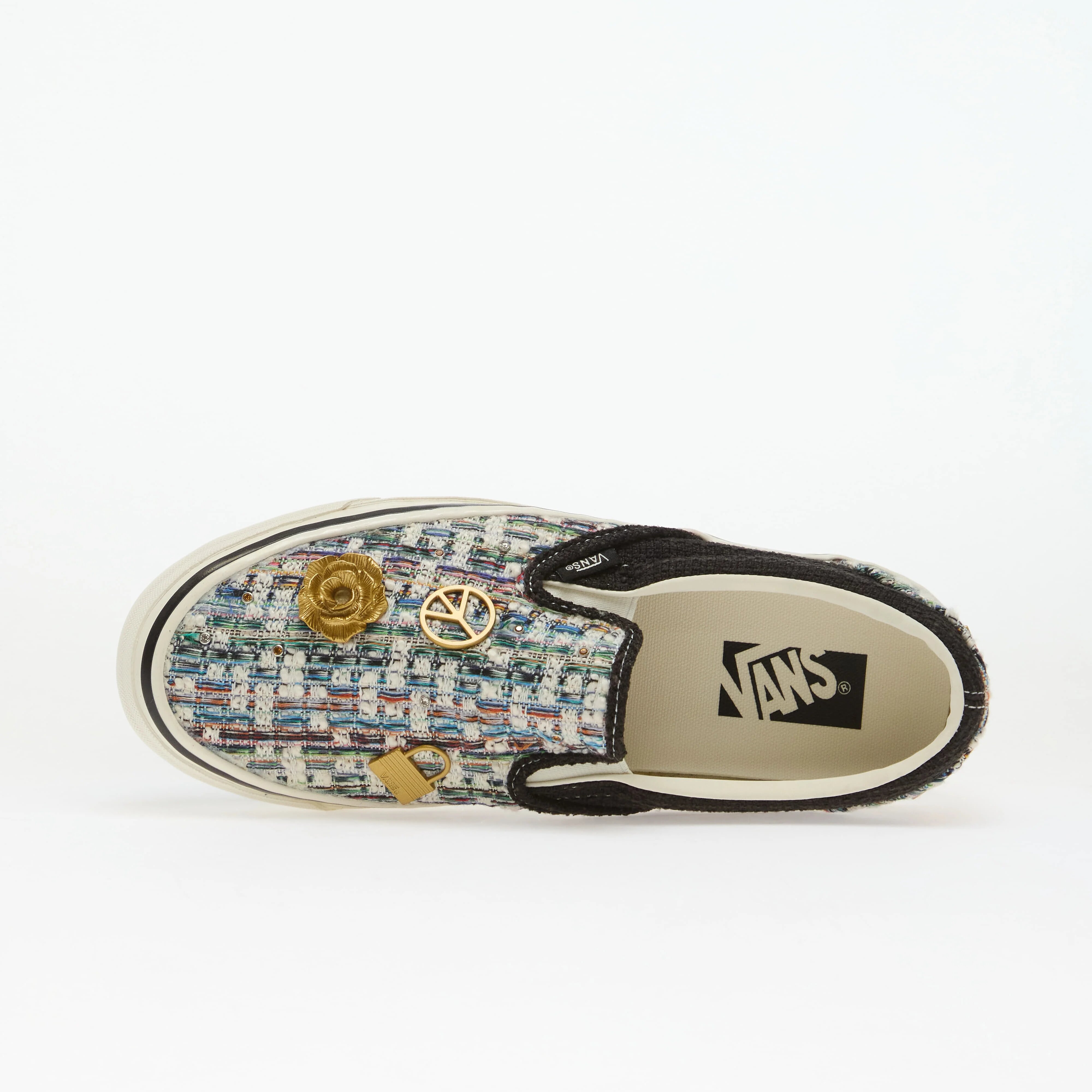 Vans Сникърси LX Classic Slip-On 98 Black/White