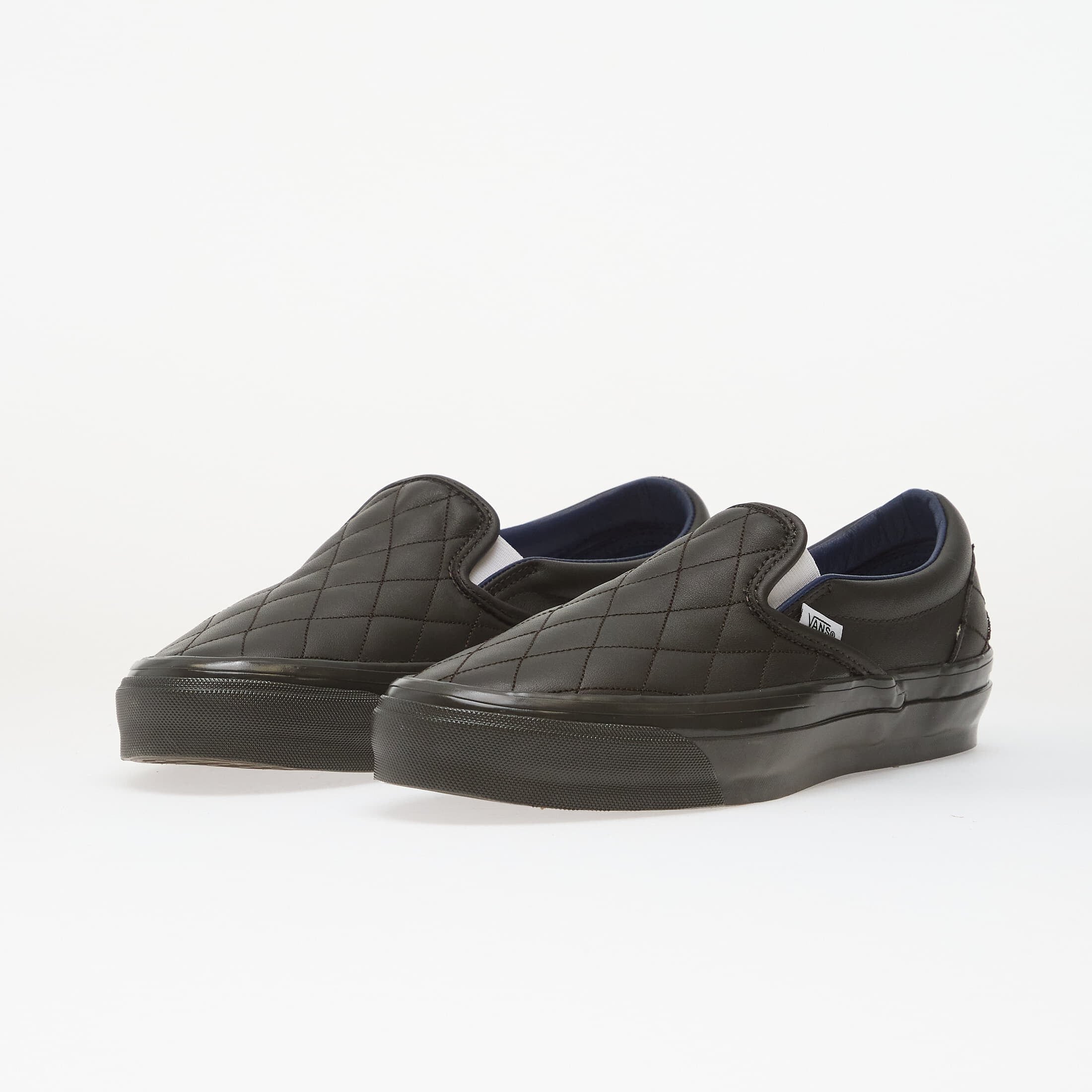 Vans Сникърси LX Classic Slip-On 98 Quilted Leather Faded Black