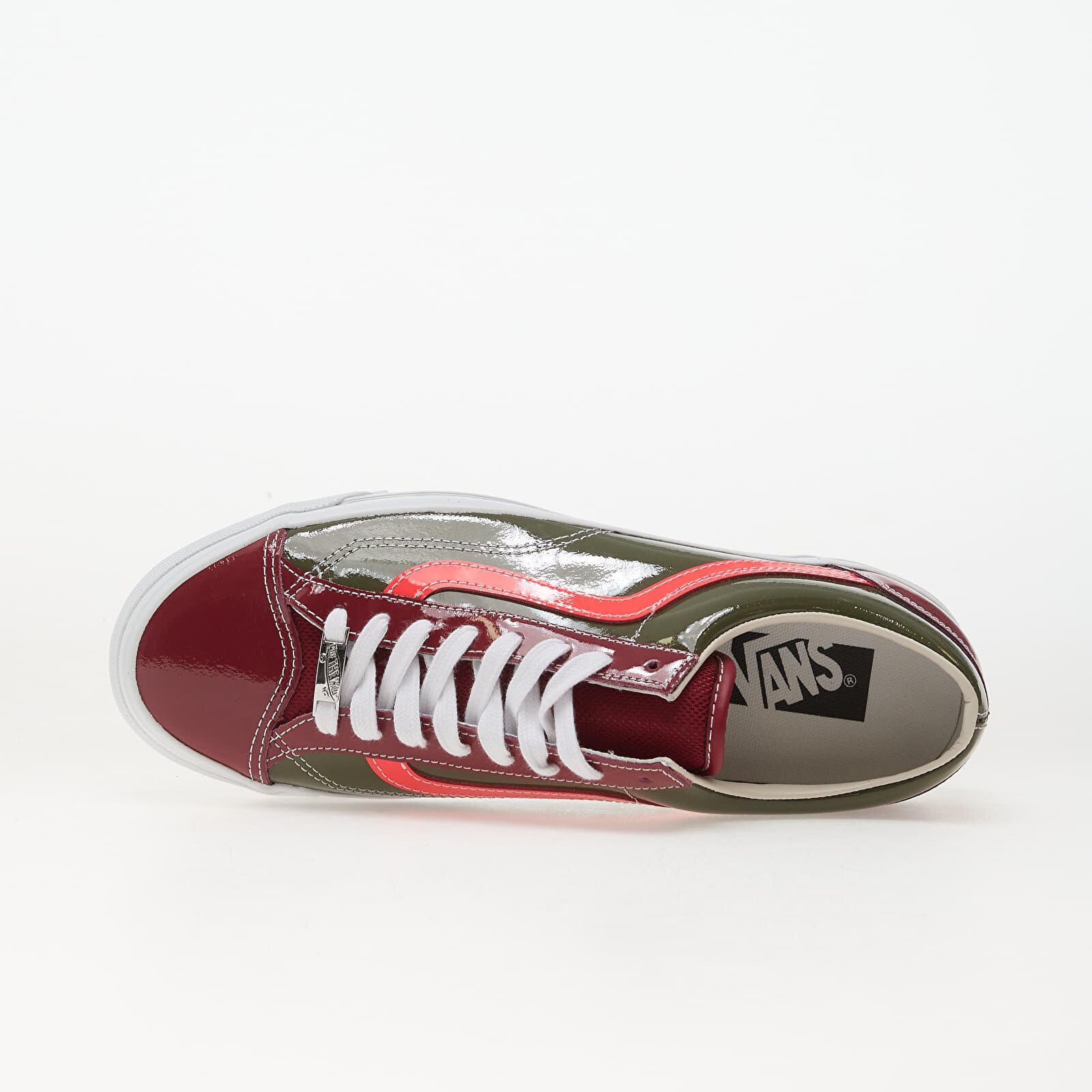 Vans Сникърси LX Old Skool 36 Patent Bordeaux/ Olive