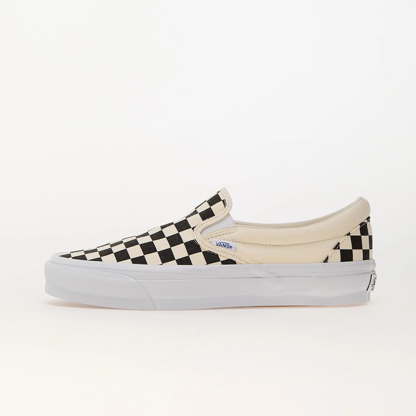 Vans Сникърси Slip-On Reissue 98 LX Checkerboard Black/ Off White