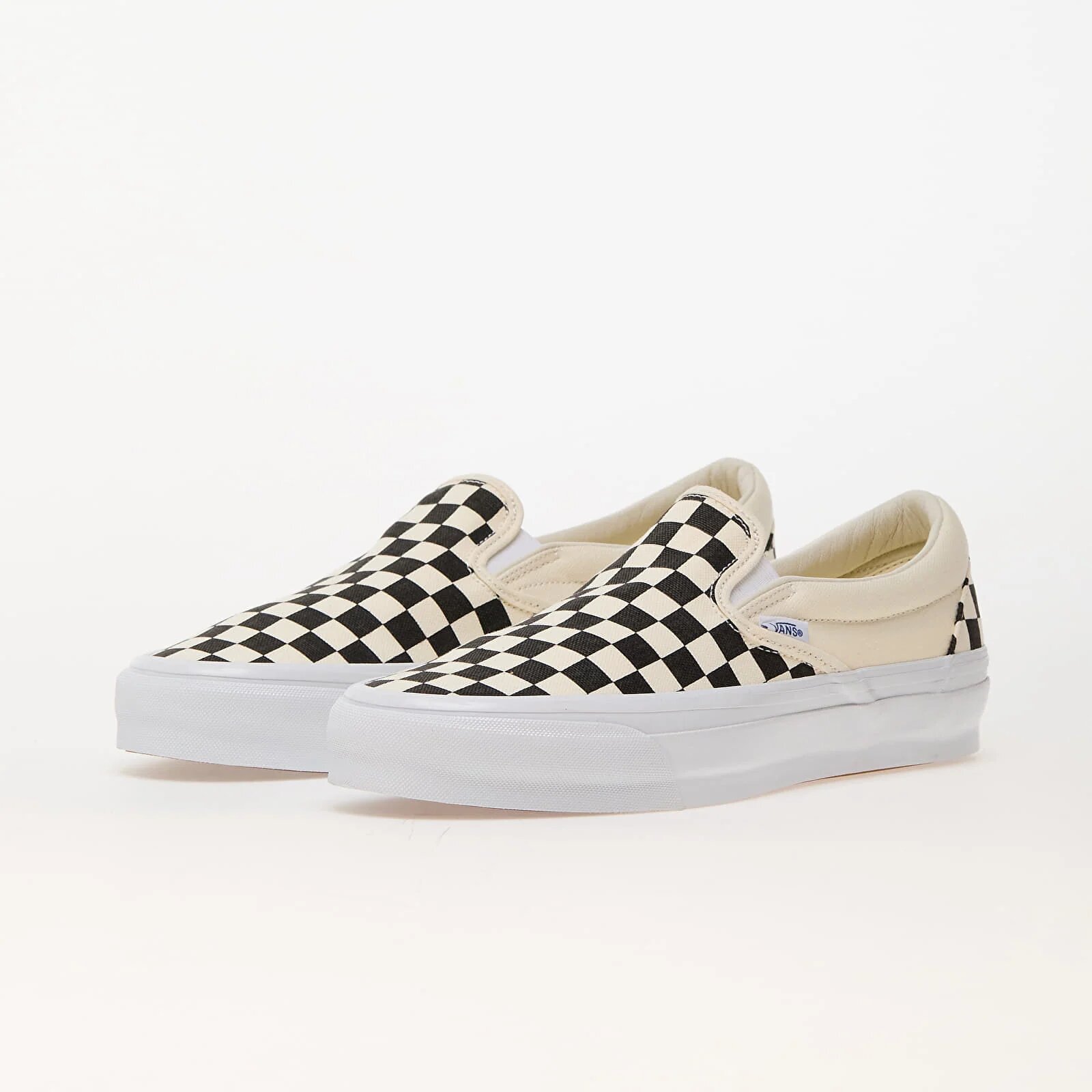 Vans Сникърси Slip-On Reissue 98 LX Checkerboard Black/ Off White