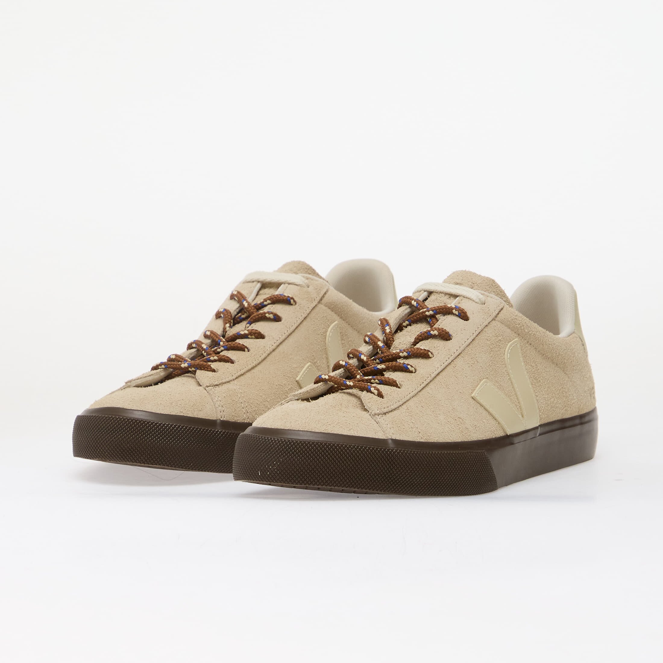 Veja Сникърси Campo Hairy Suede Almond/ Pierre