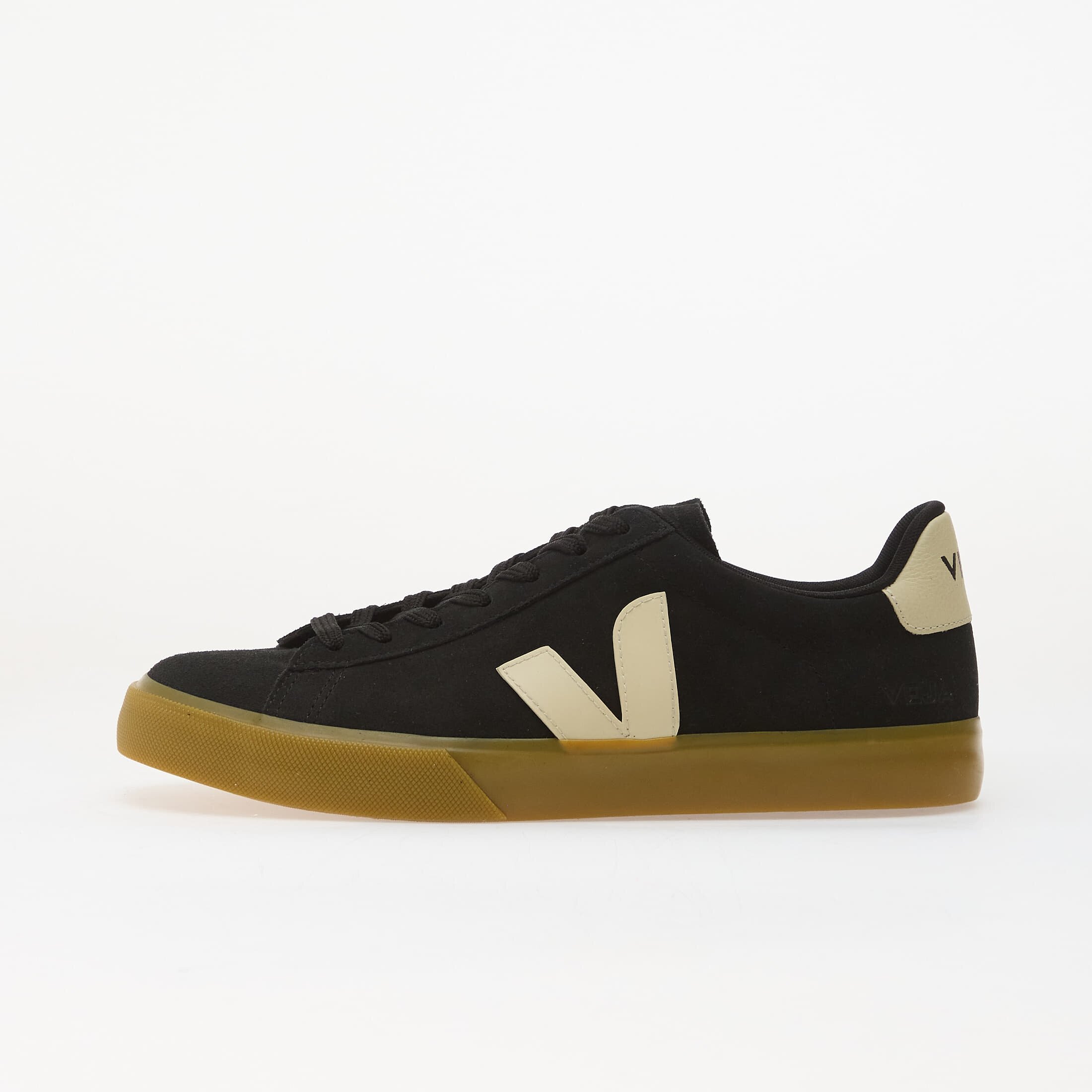 Veja Сникърси Campo Suede Black/ Pierre/ Natural