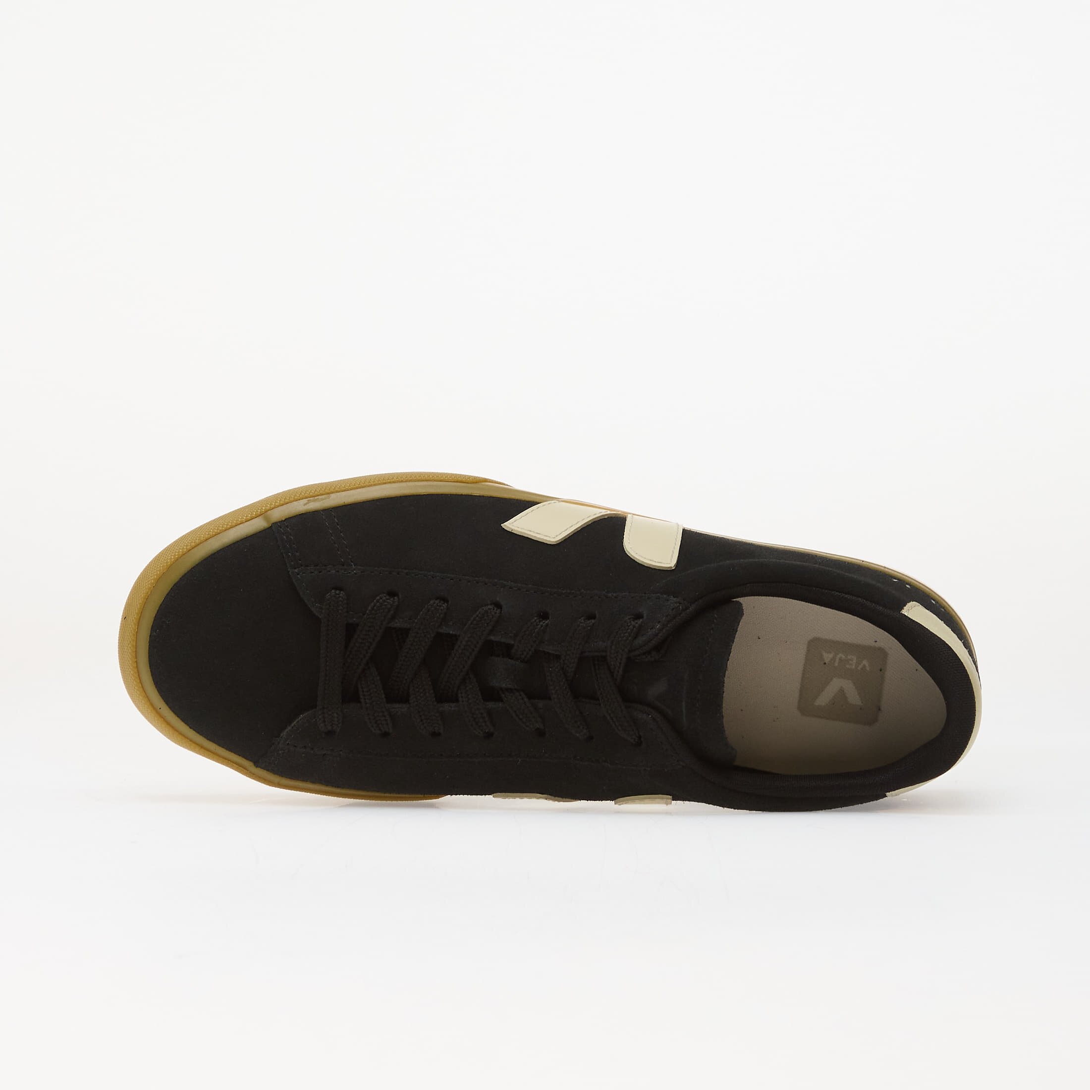Veja Сникърси Campo Suede Black/ Pierre/ Natural
