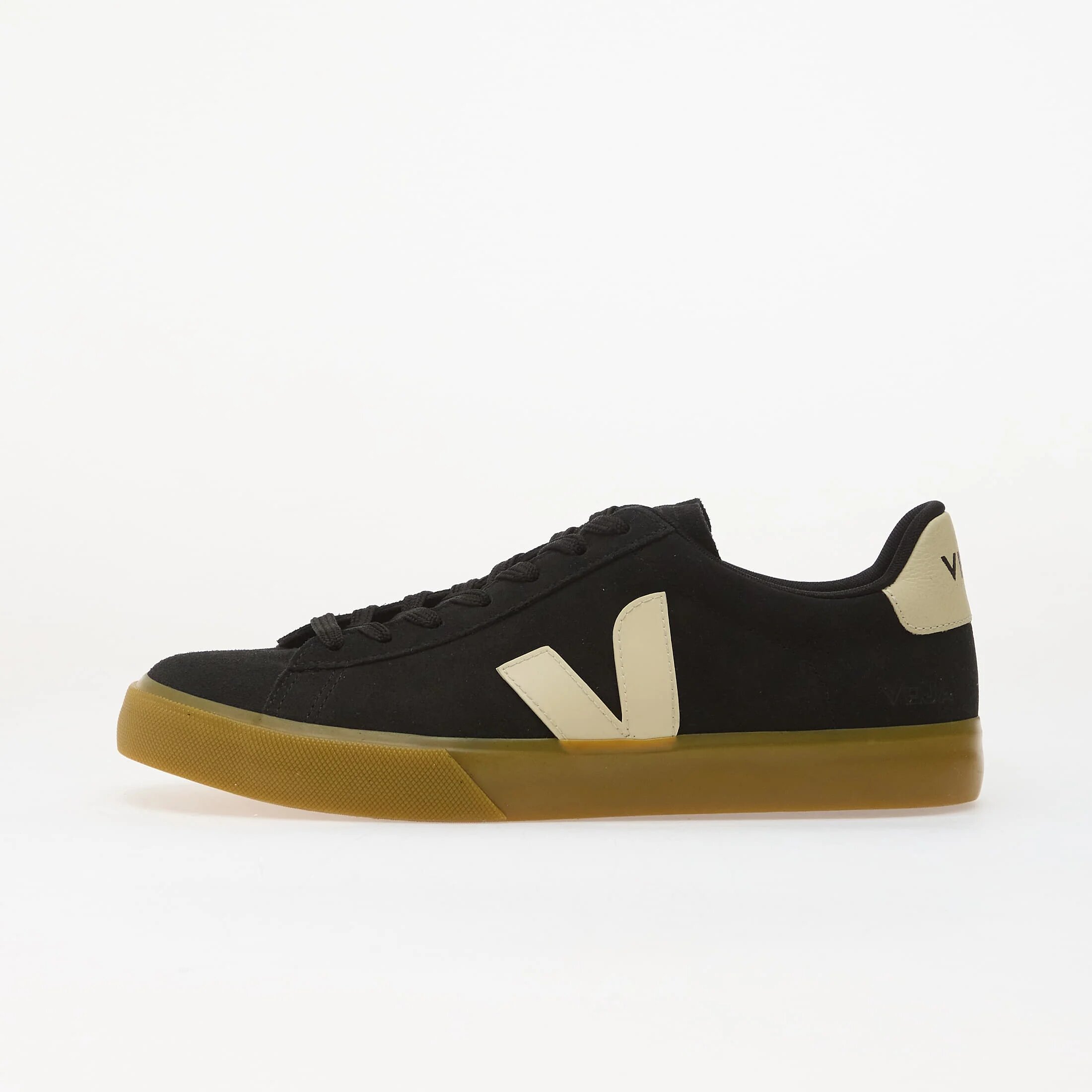 Veja Сникърси Campo Suede Black/ Pierre/ Natural