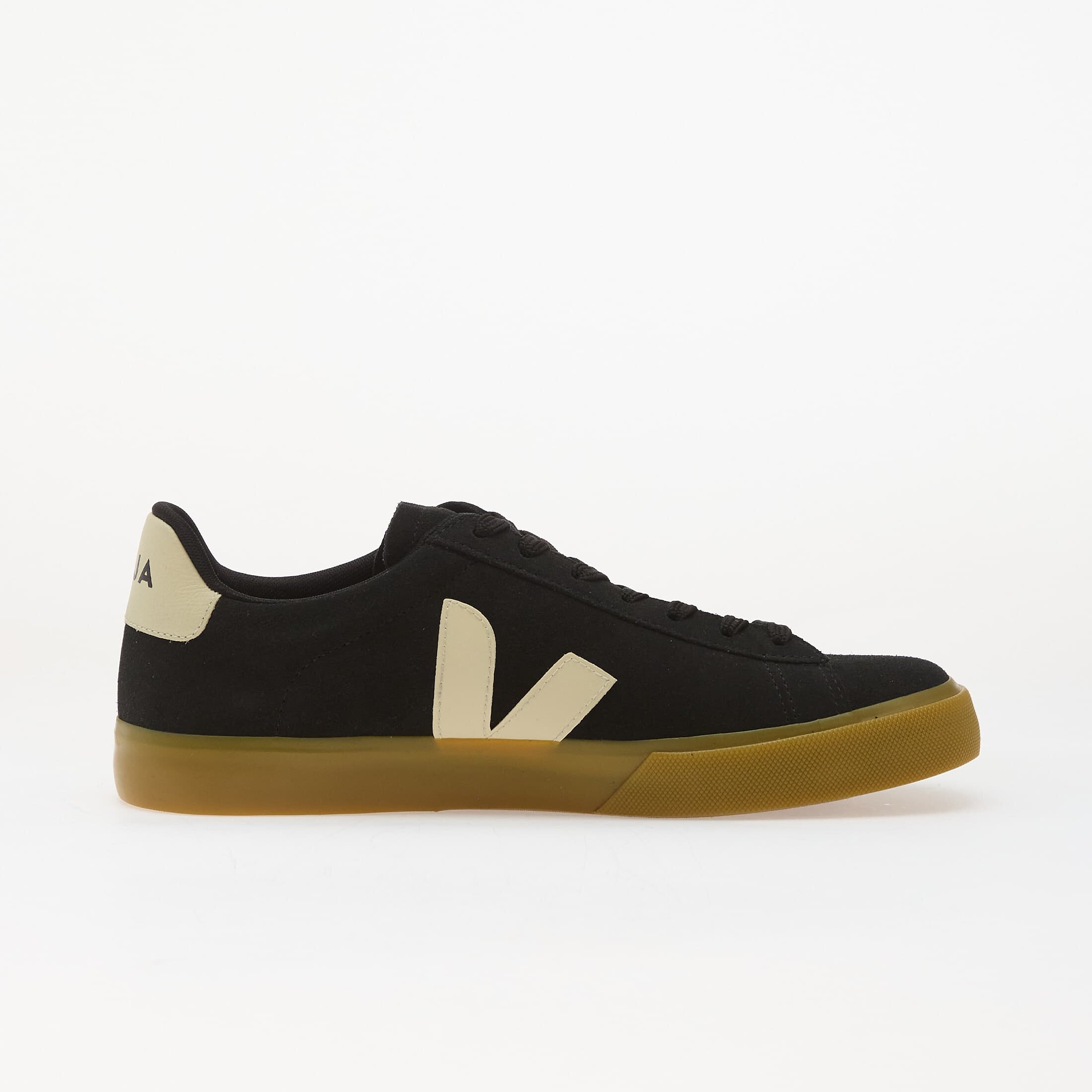 Veja Сникърси Campo Suede Black/ Pierre/ Natural