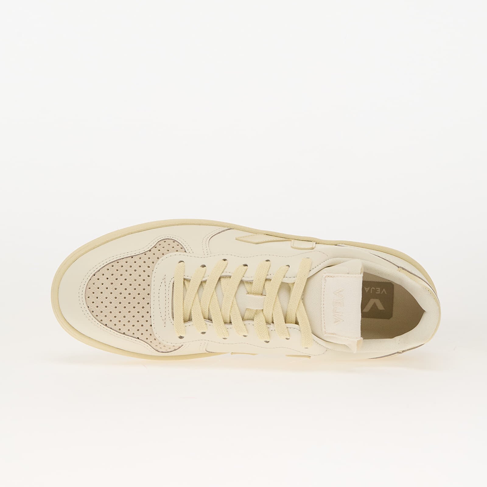 Veja Сникърси V-10 Leather Pure_Calcaire