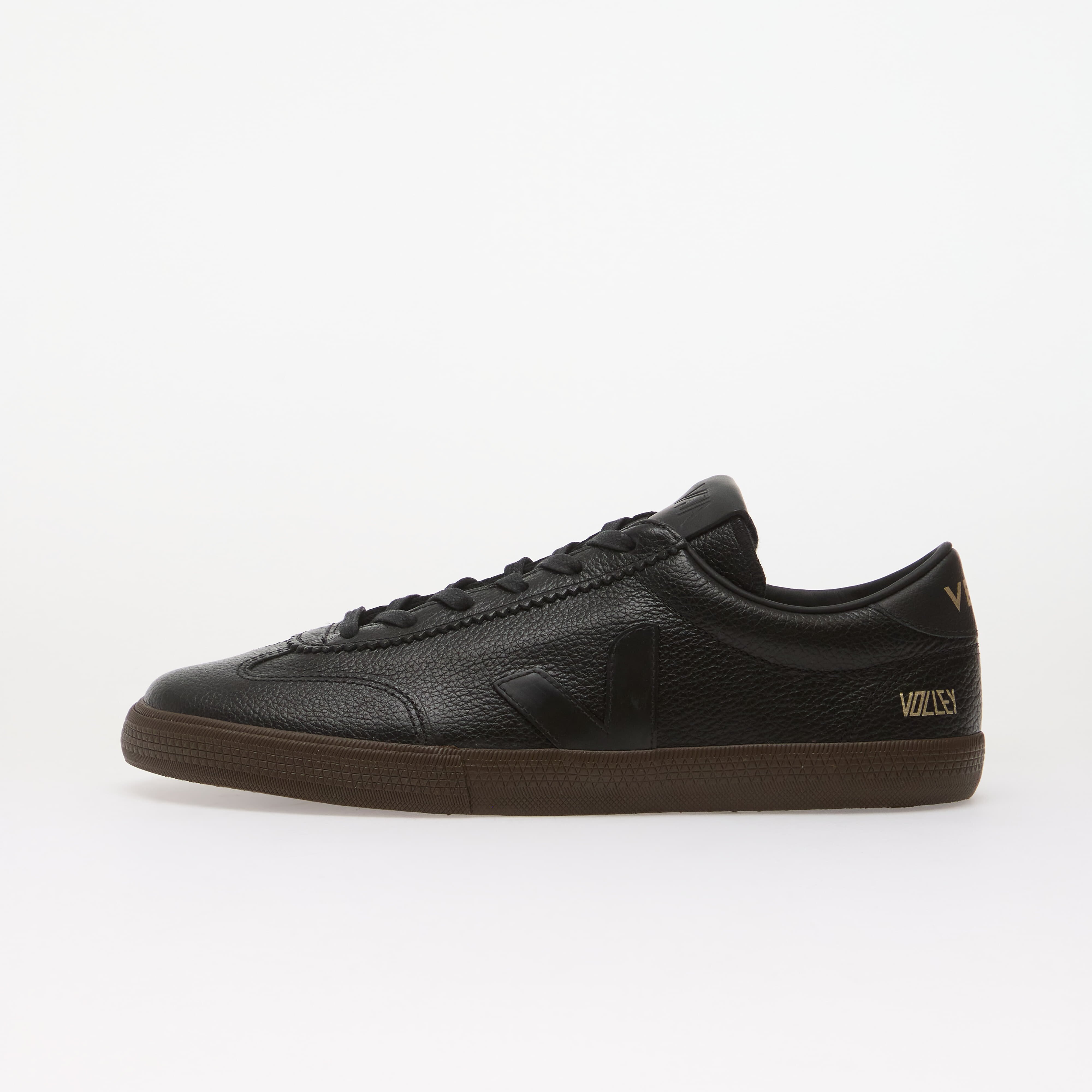 Veja Сникърси Volley Signature Grained Oiled Leath Black/ Eagle