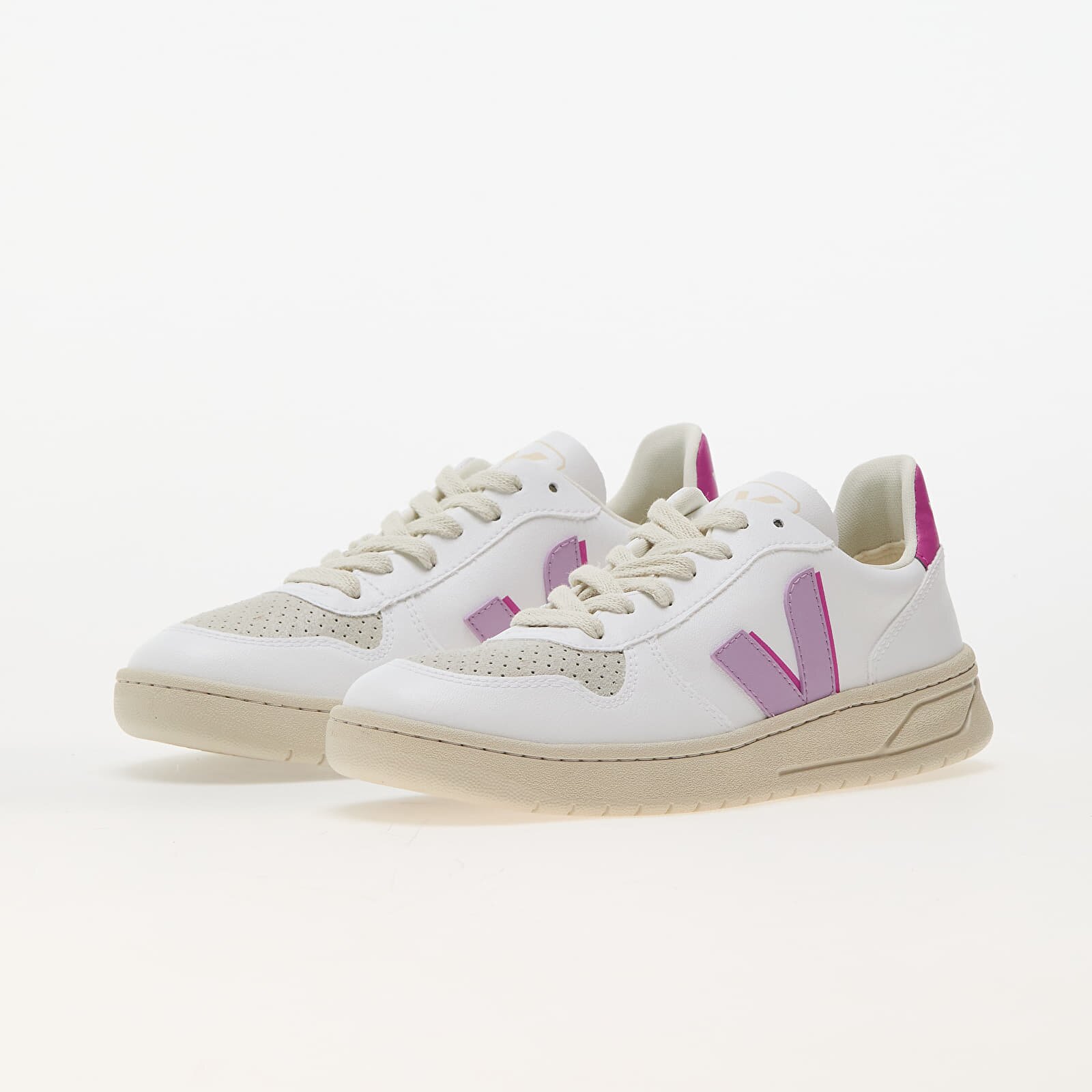 Veja Сникърси W V-10 W II White/ Orchid/ Ultraviolet