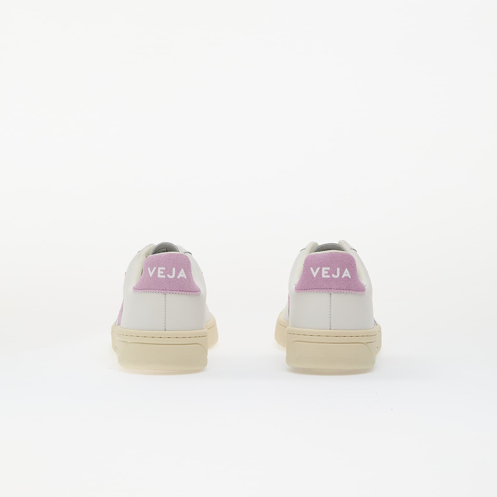 Veja Сникърси W V-12 Leather Extra-White_Orchid