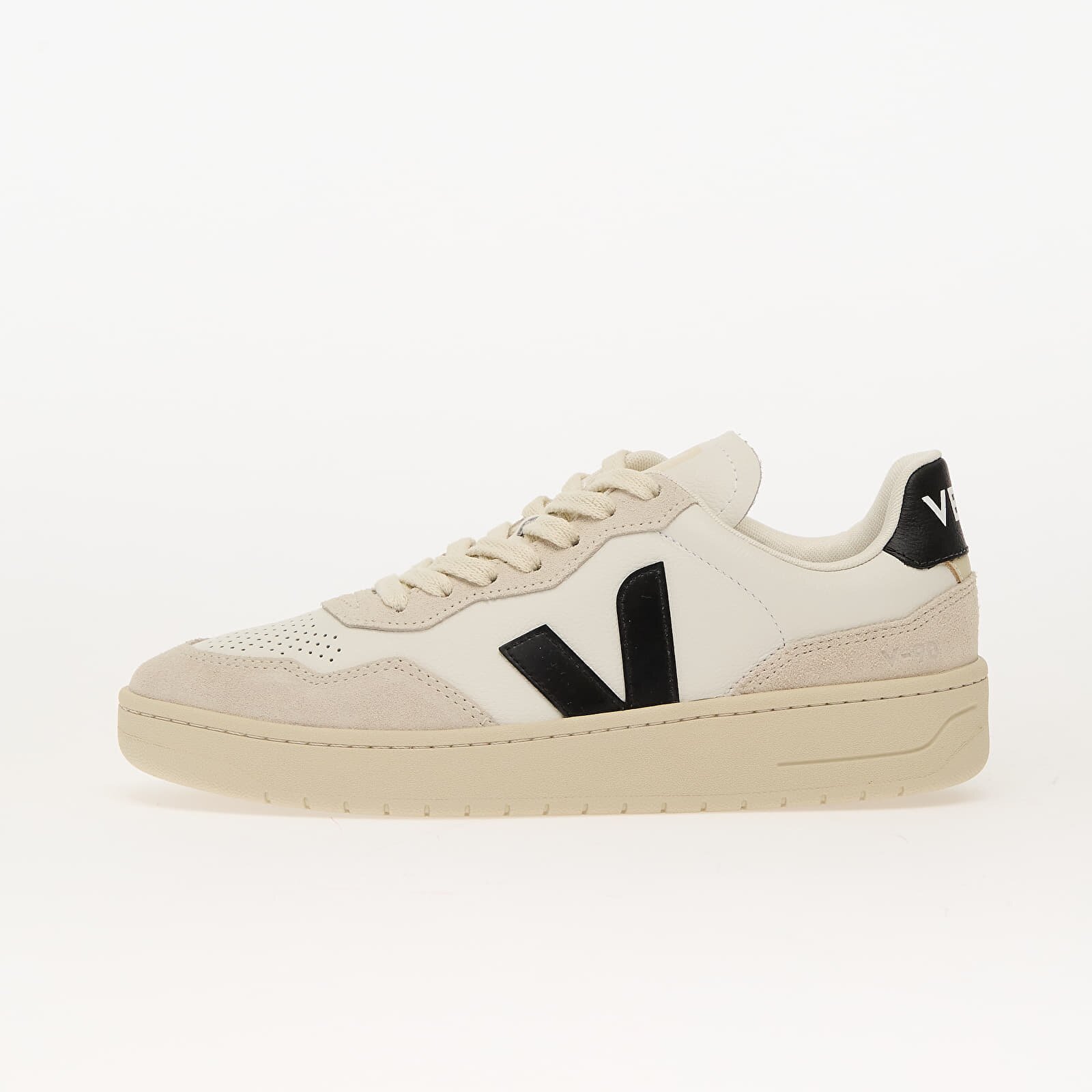 Veja Сникърси W V-90 O.T. Leather White_Black
