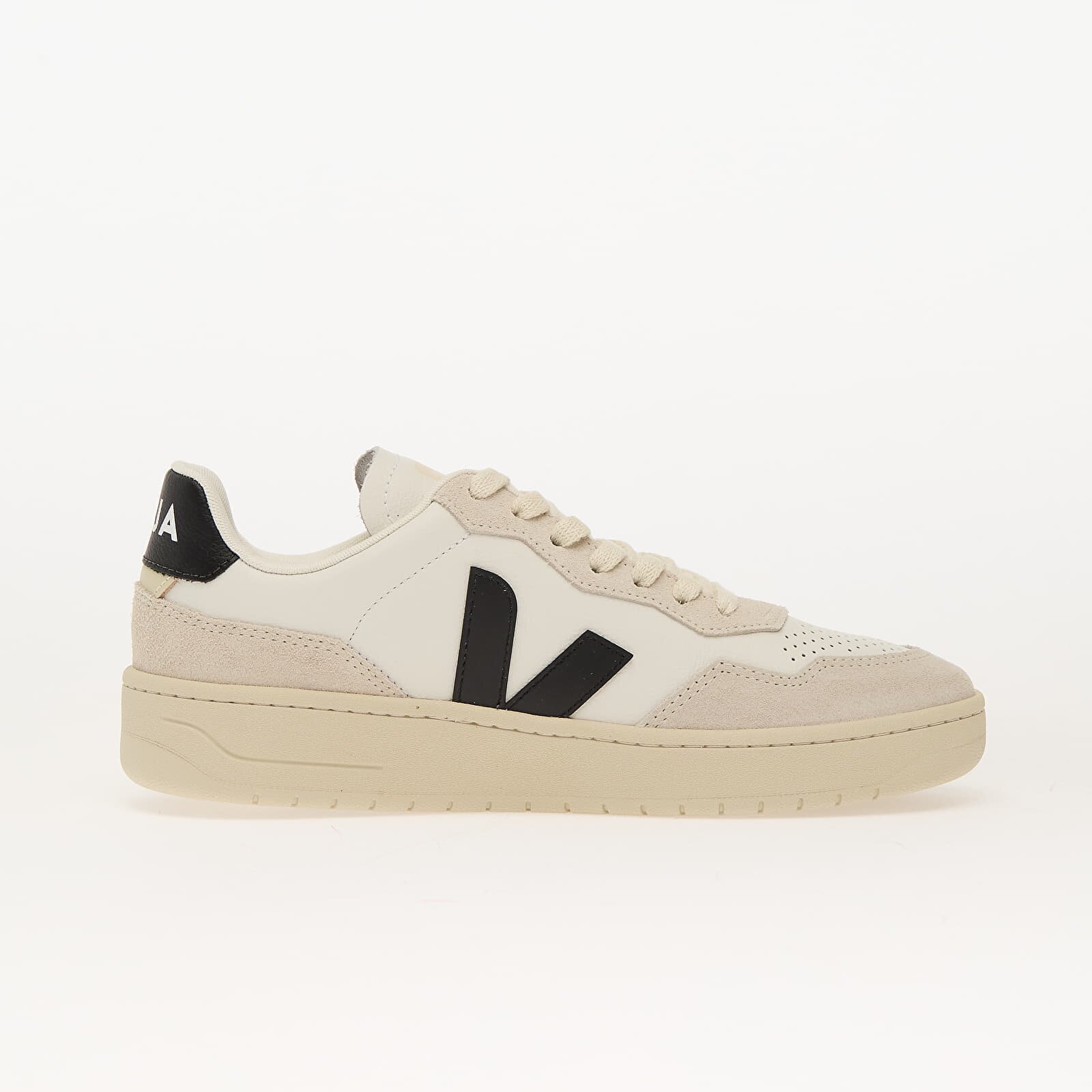 Veja Сникърси W V-90 O.T. Leather White_Black