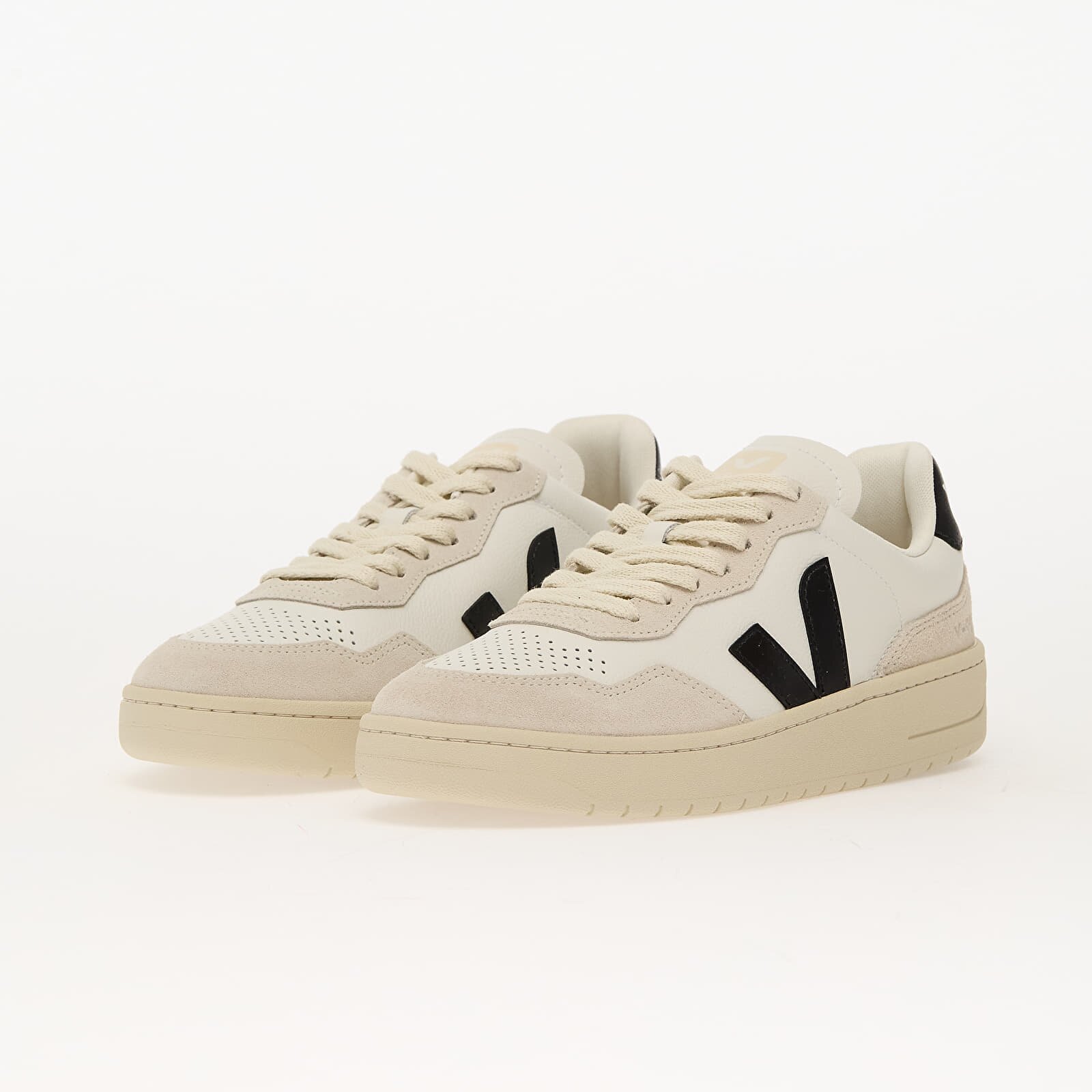 Veja Сникърси W V-90 O.T. Leather White_Black