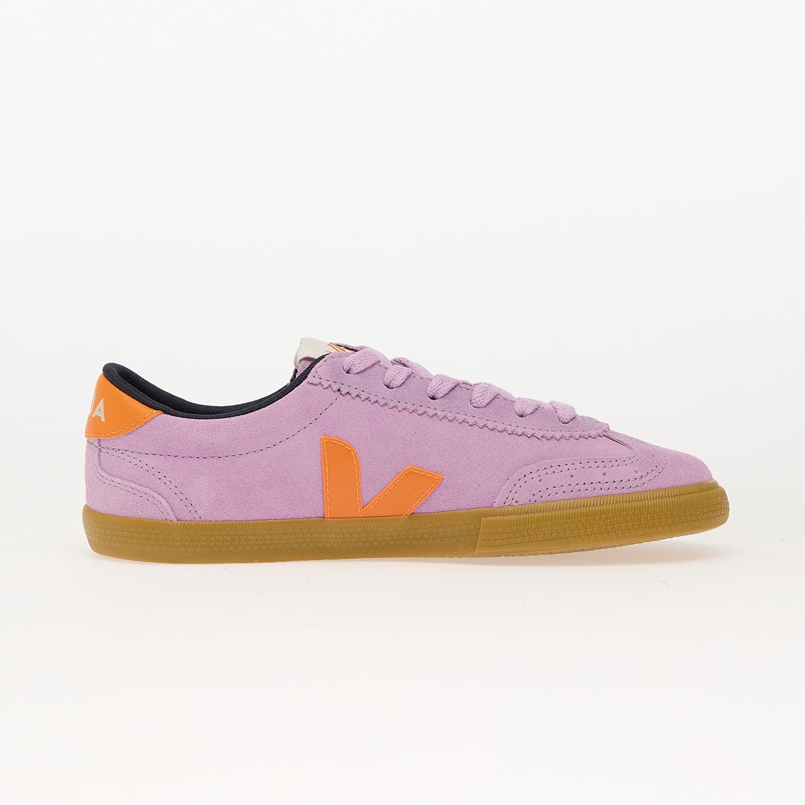 Veja Сникърси W Volley Suede Orchid_Fury_Natural
