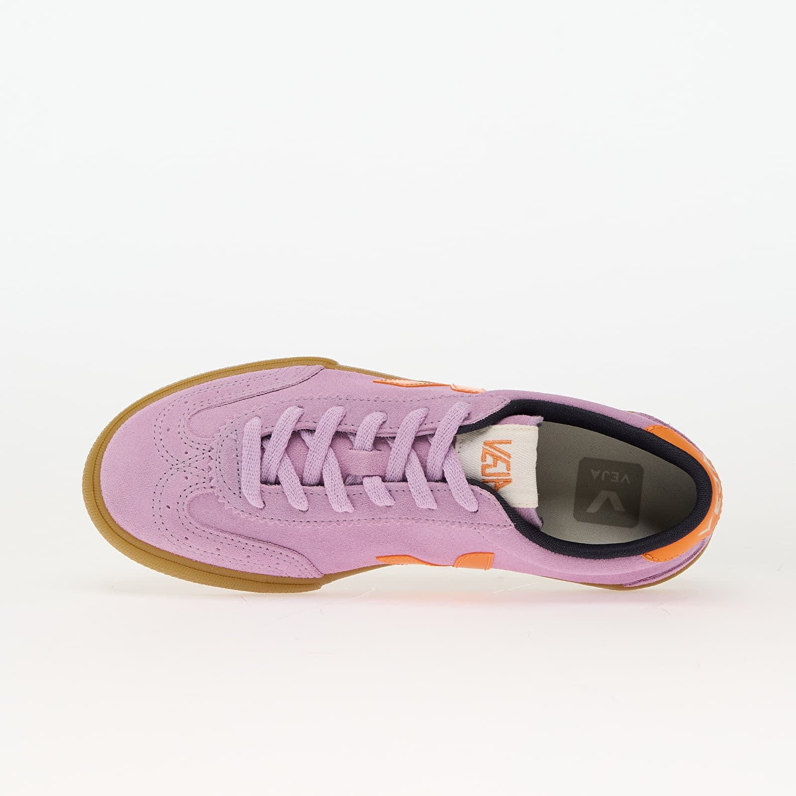 Veja Сникърси W Volley Suede Orchid_Fury_Natural