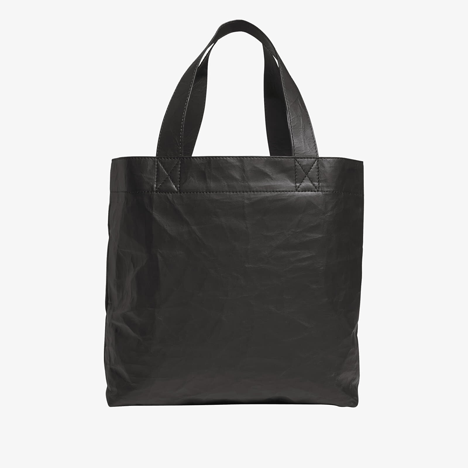 Y-3 Чанта Leather Tote Bag Black