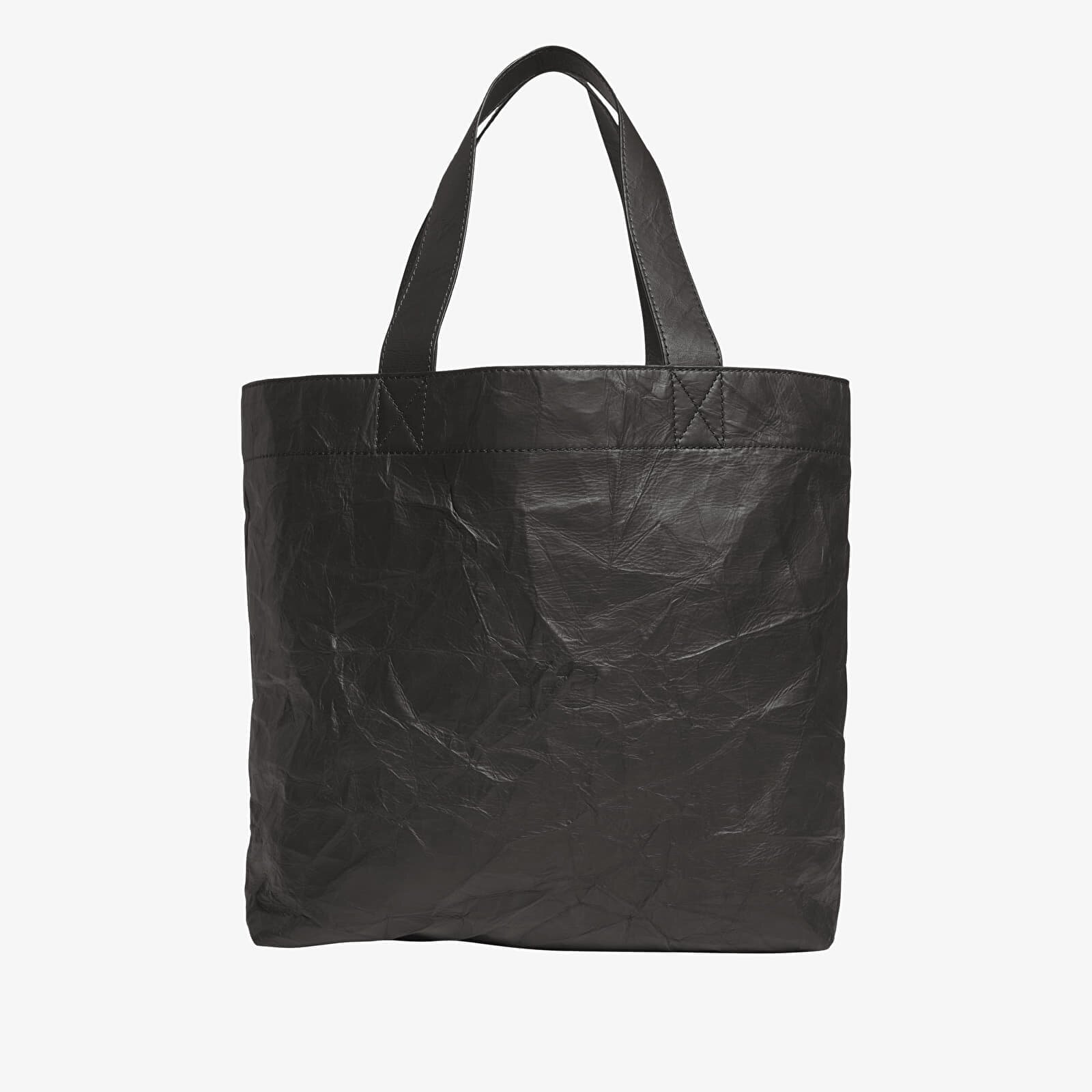 Y-3 Чанта Leather Tote Bag Black