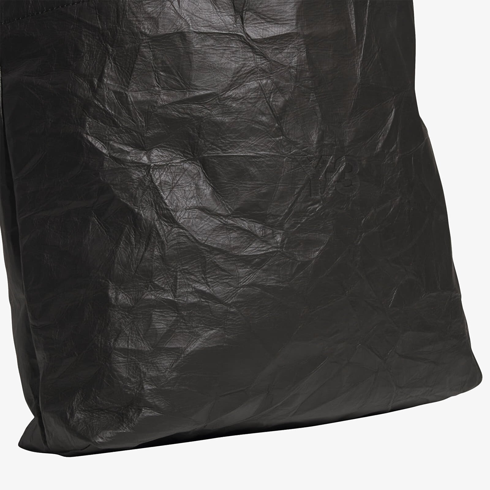 Y-3 Чанта Leather Tote Bag Black