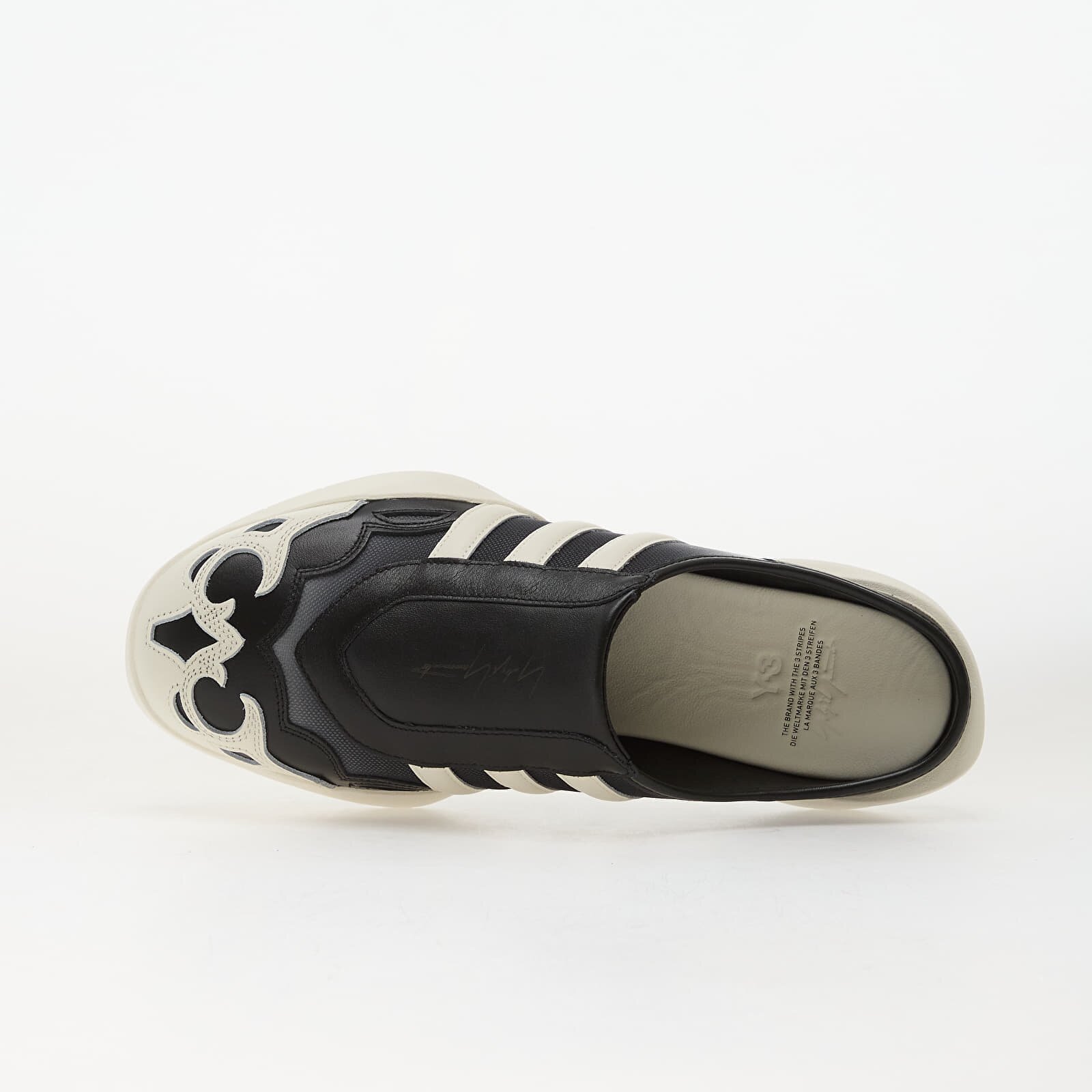 Y-3 Обувки Regu Mule Black/ Off White/ Black