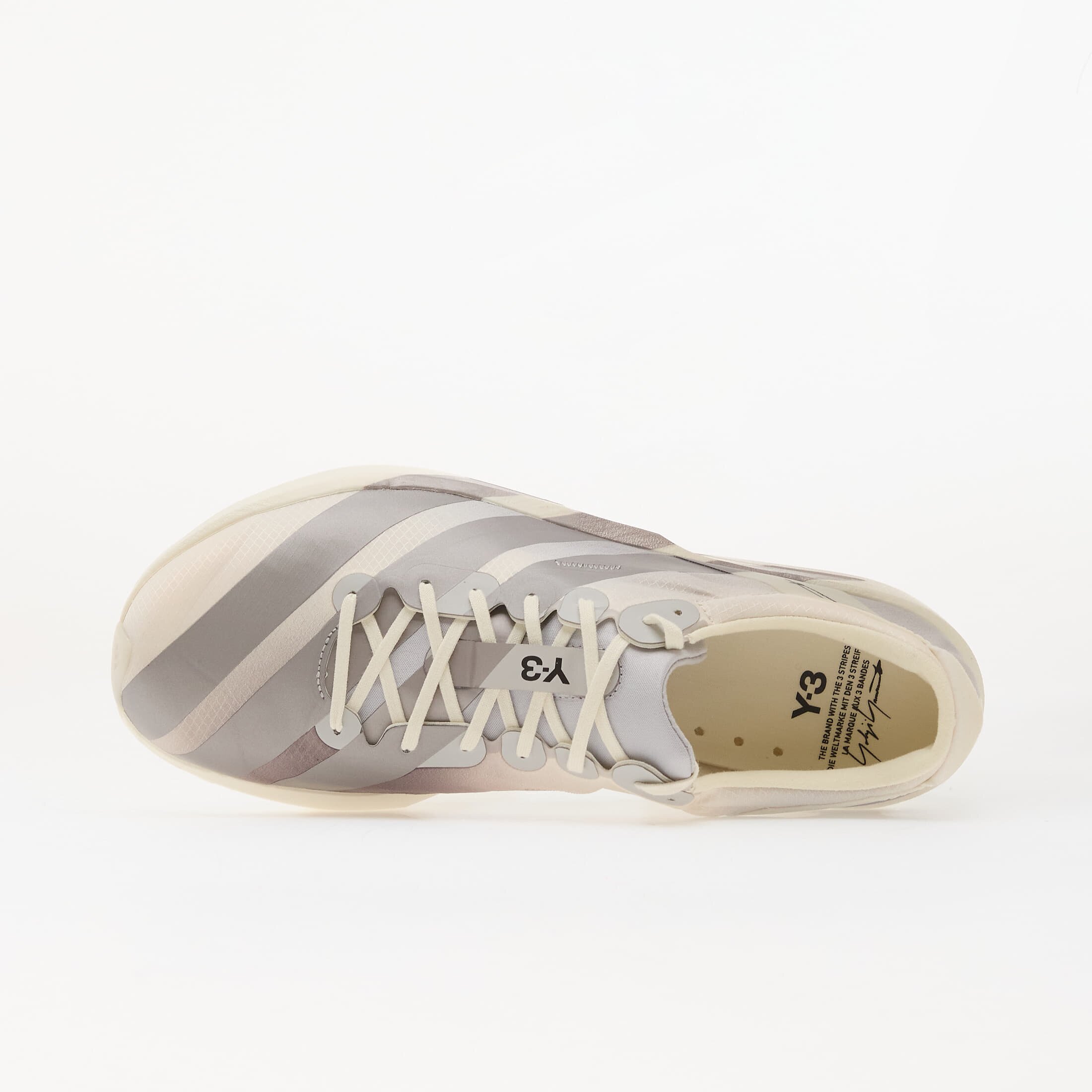 Y-3 Сникърси Adios 9 Chalk White/ Taupe Met./ Lgh Solid Grey