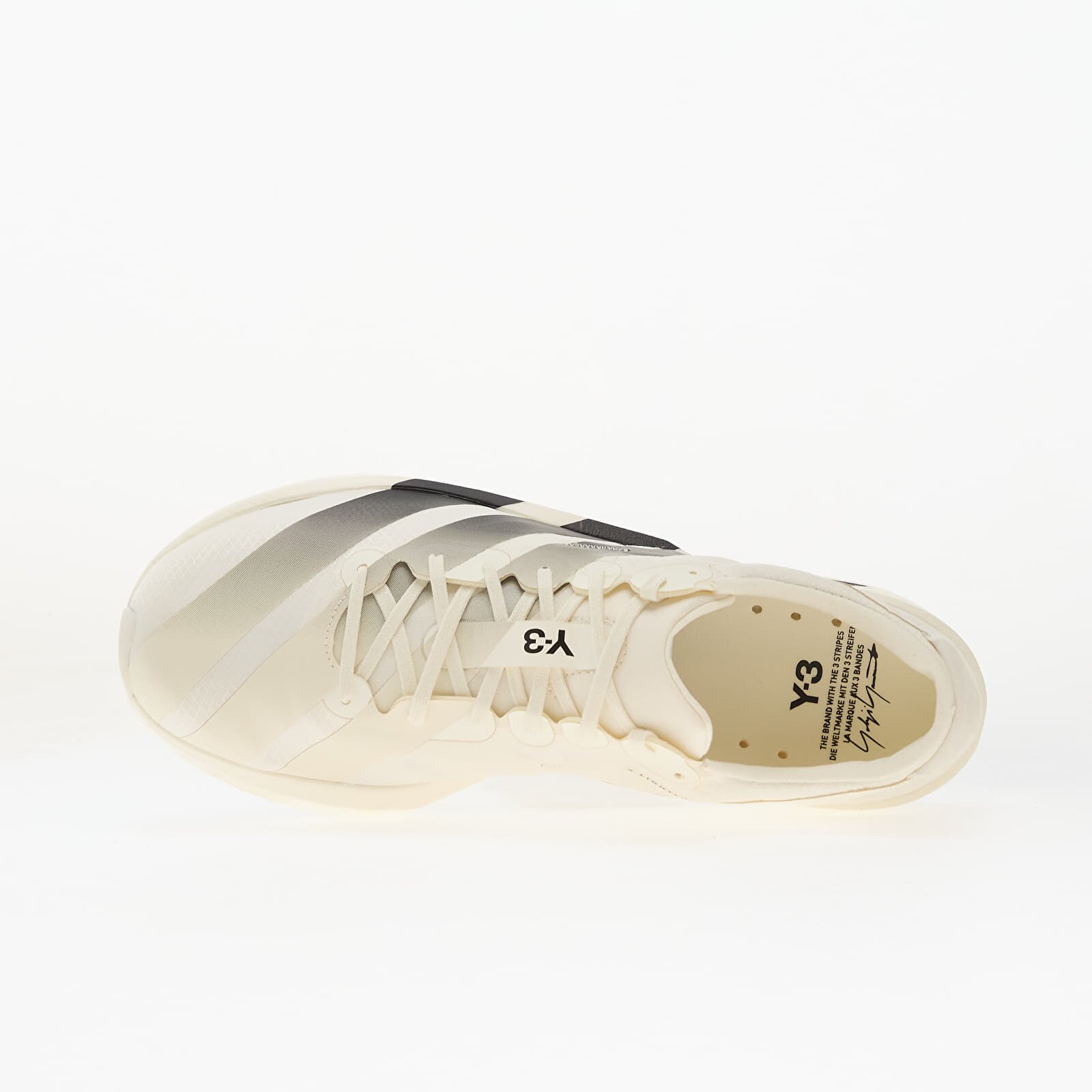 Y-3 Сникърси Adios 9 Off White/ Off White/ Black