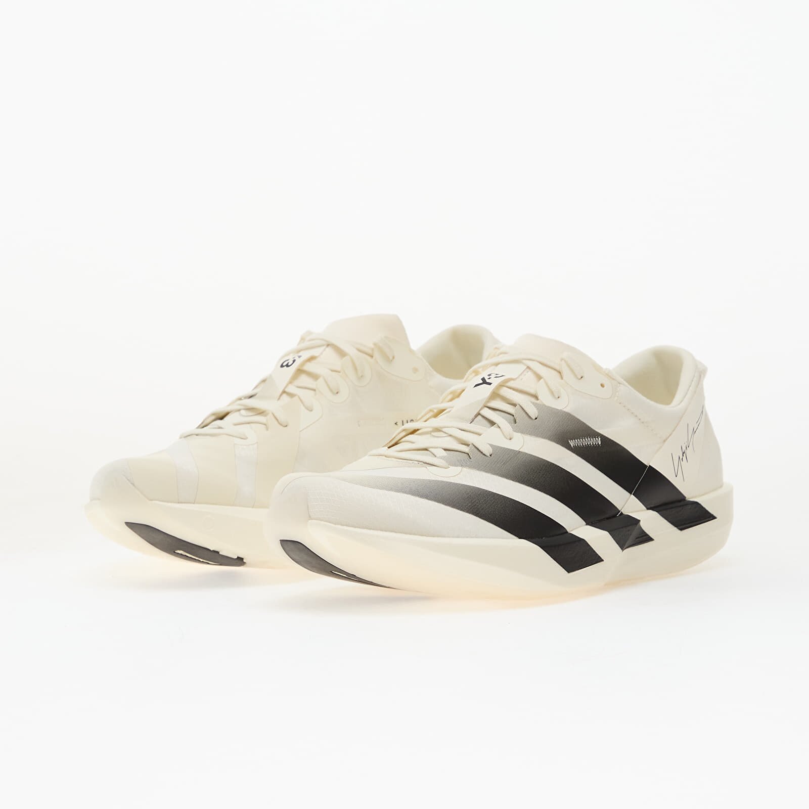 Y-3 Сникърси Adios 9 Off White/ Off White/ Black