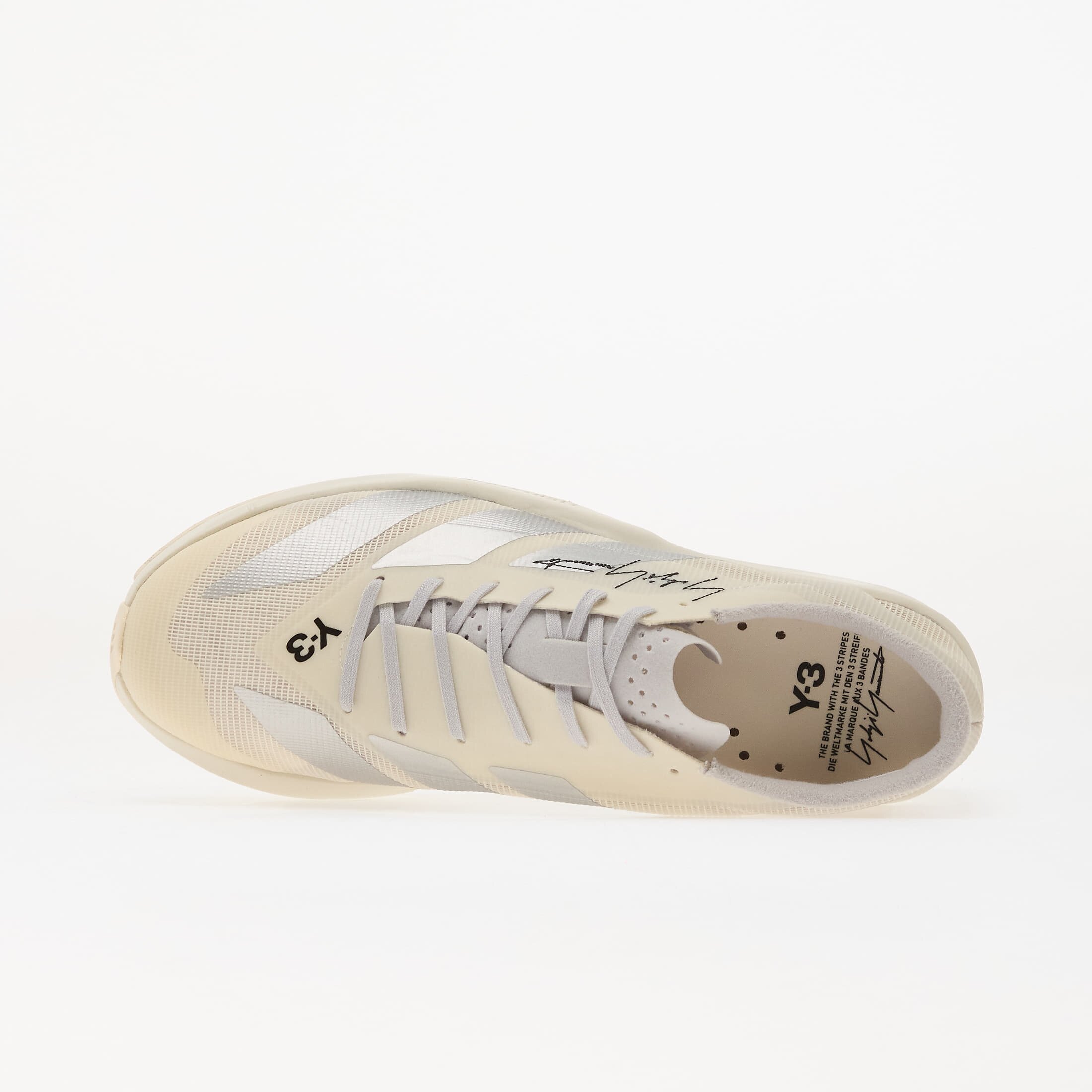 Y-3 Сникърси Adizero RC6 Cream White/ Silver Met./ Lgh Solid Grey