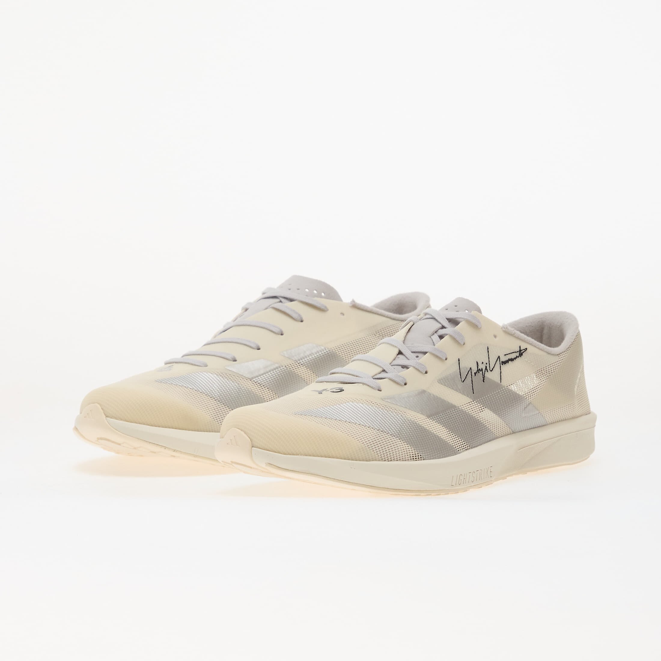Y-3 Сникърси Adizero RC6 Cream White/ Silver Met./ Lgh Solid Grey