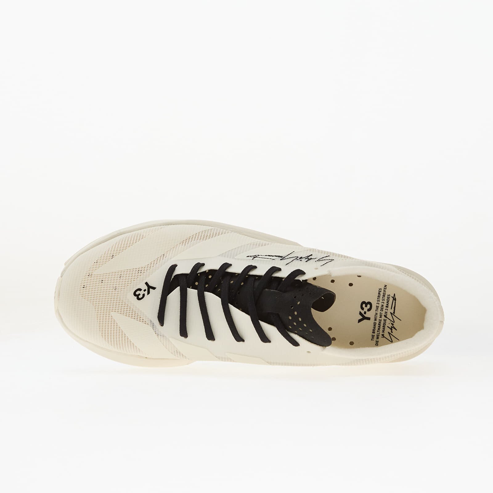 Y-3 Сникърси Adizero Rc6 Off White/ Off White/ Black
