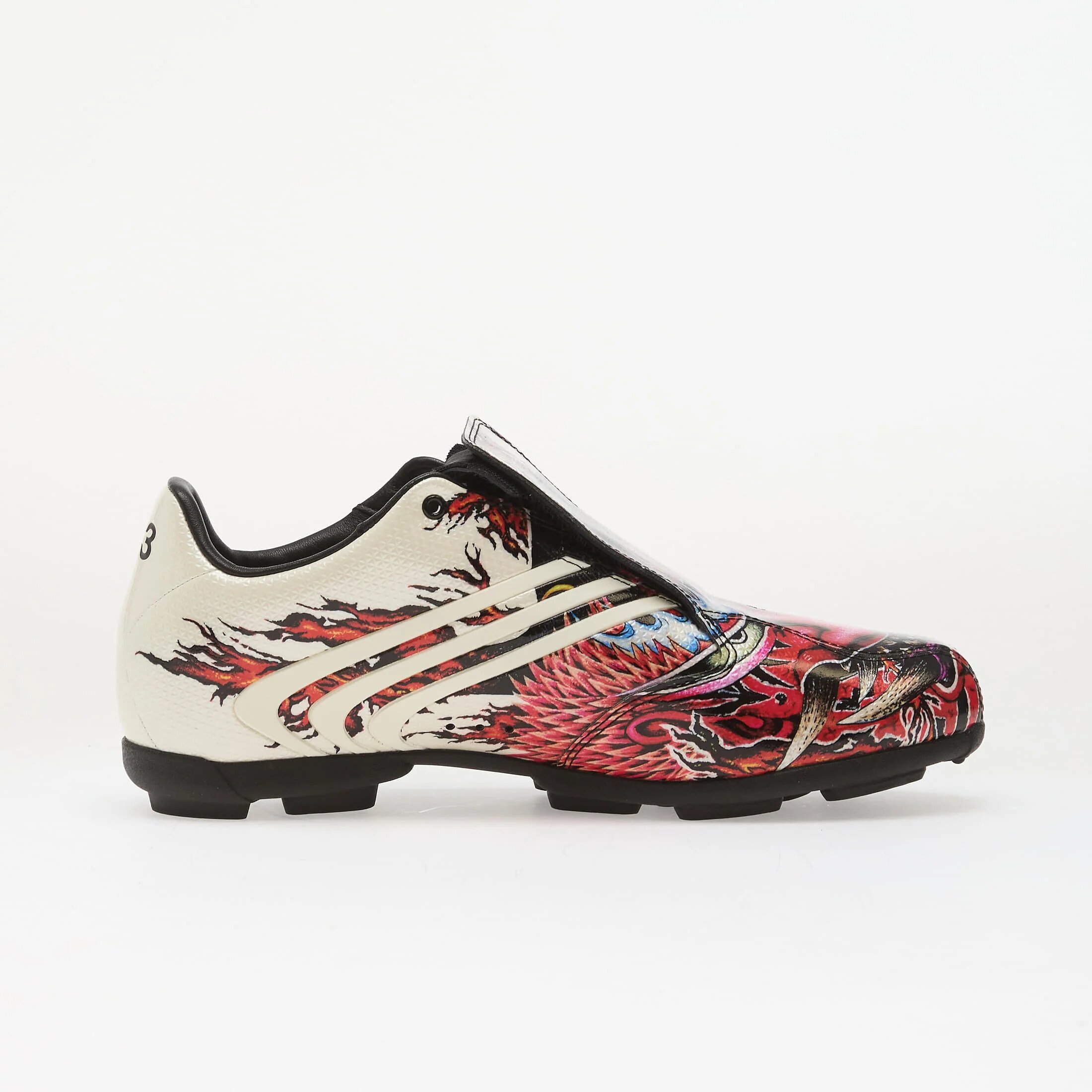 Y-3 Сникърси F50 Tunit Black/ Off White/ Active Maroon