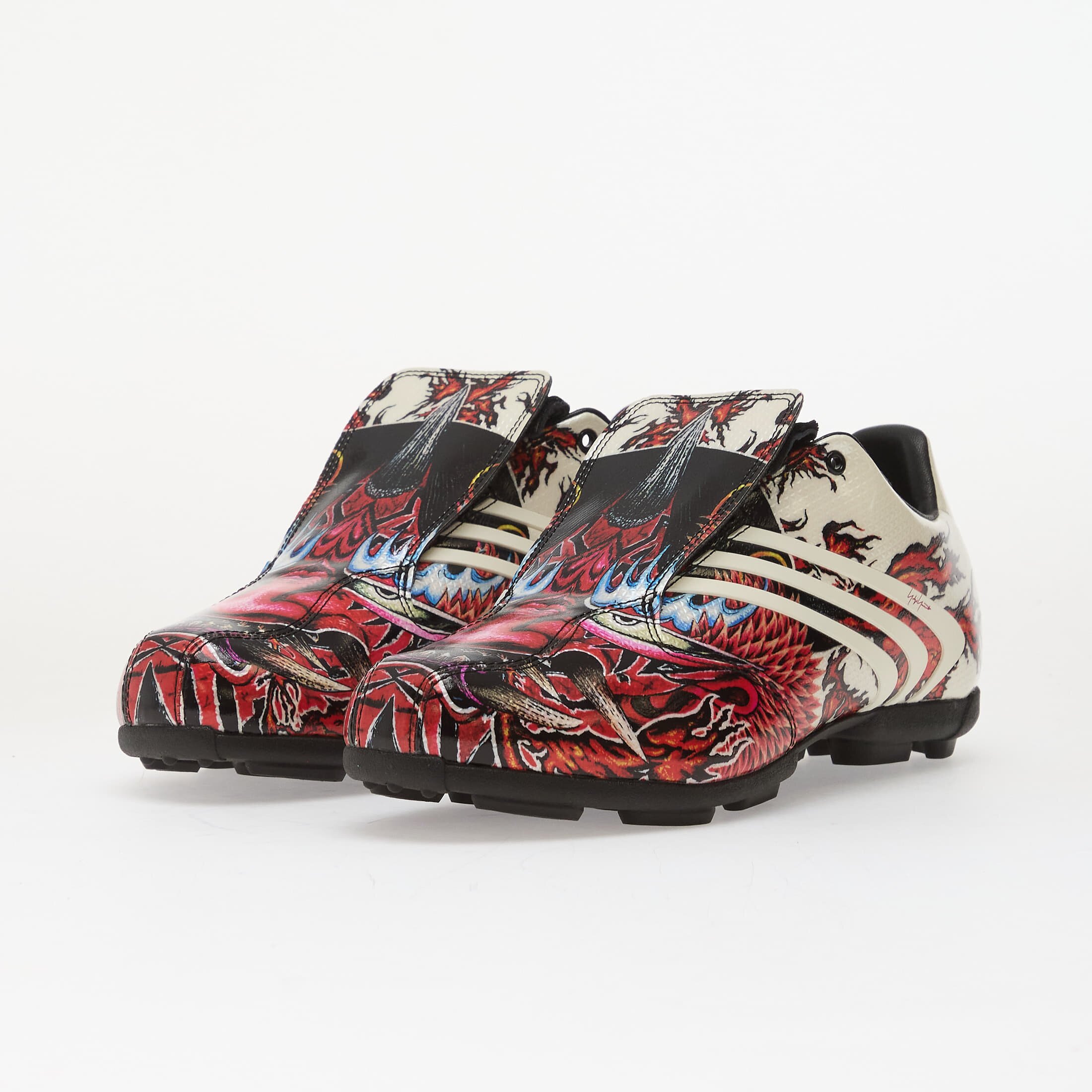 Y-3 Сникърси F50 Tunit Black/ Off White/ Active Maroon