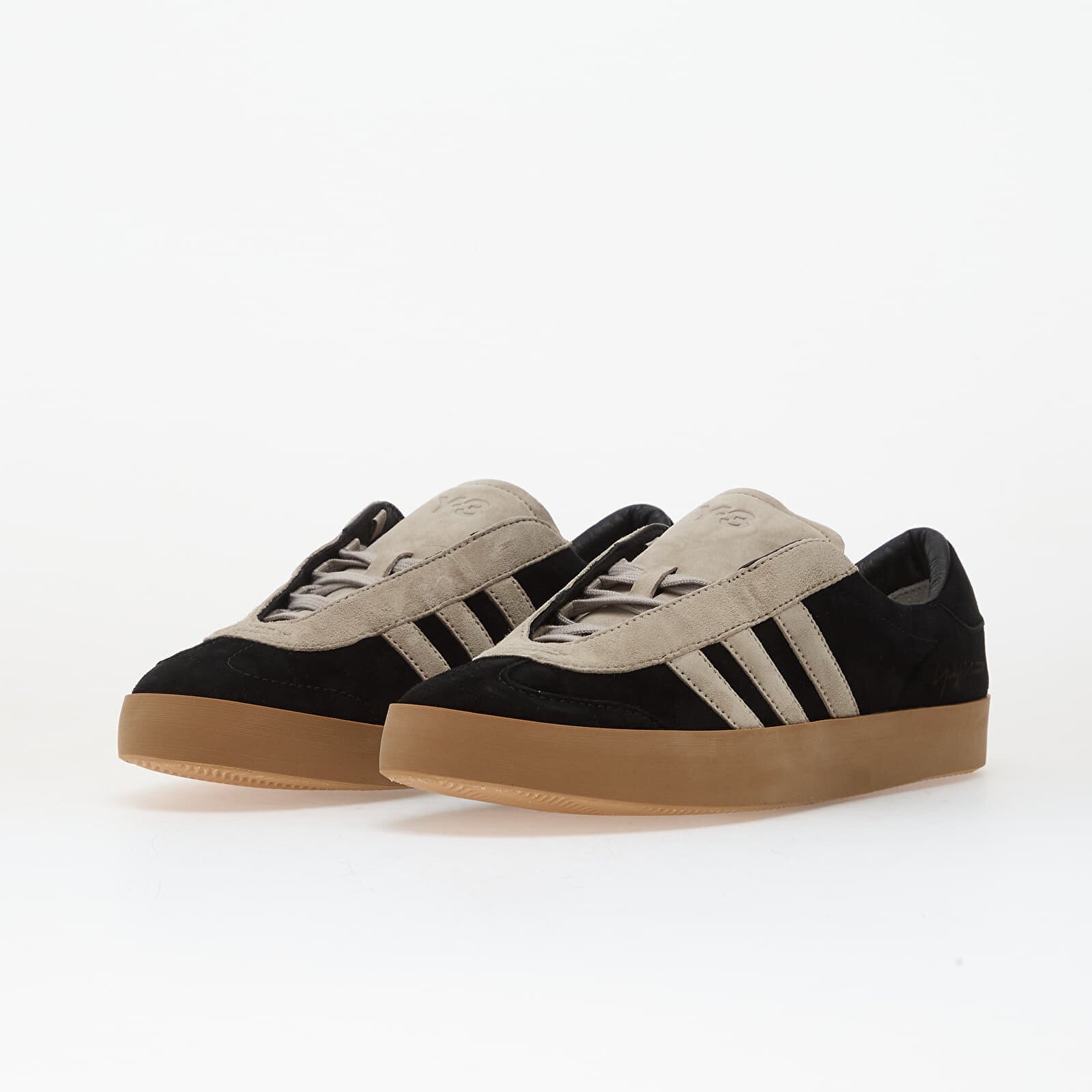 Y-3 Сникърси Gazelle Black/ Black/ Light Brown