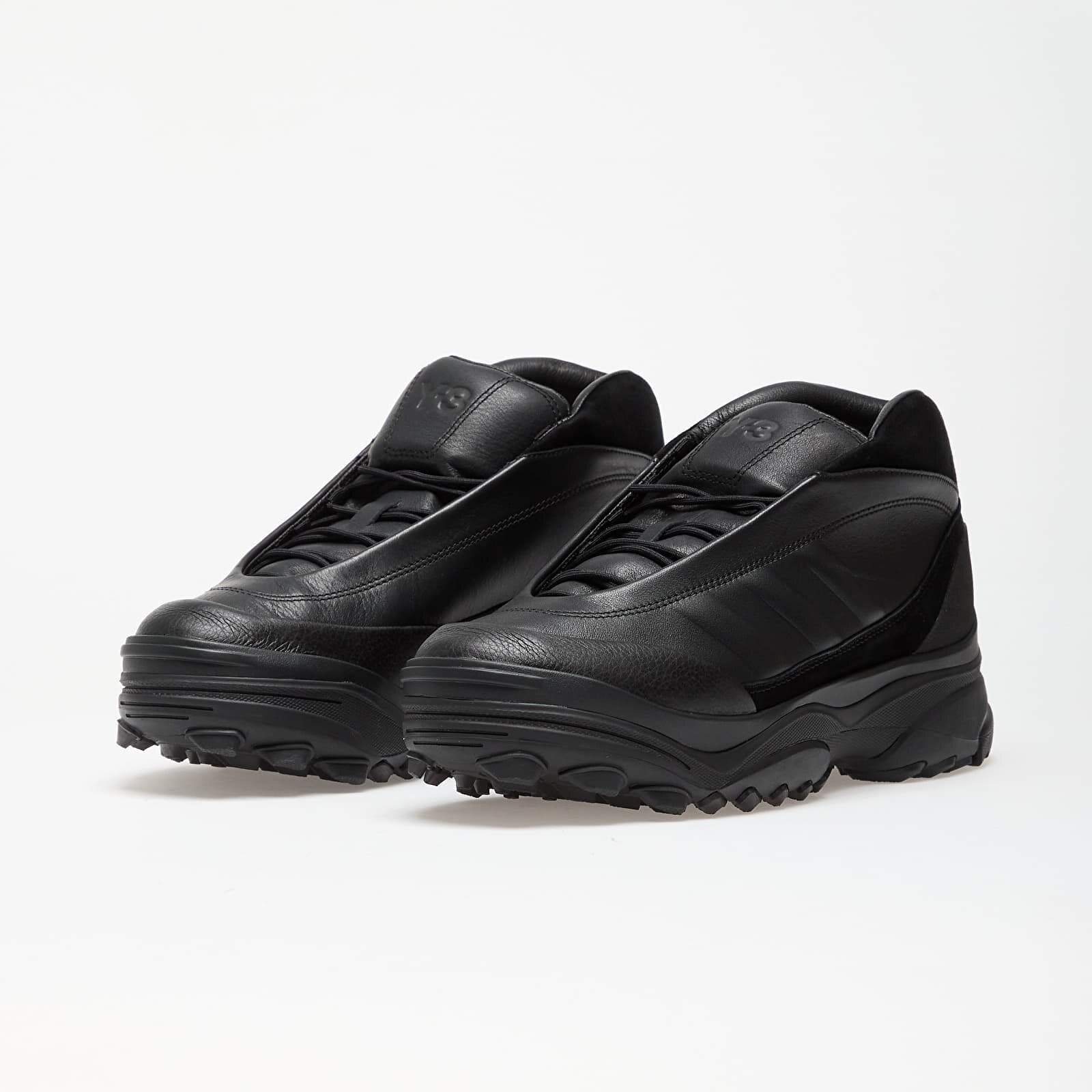 Y-3 Сникърси Gsg9 Mid Black/ Black/ Black
