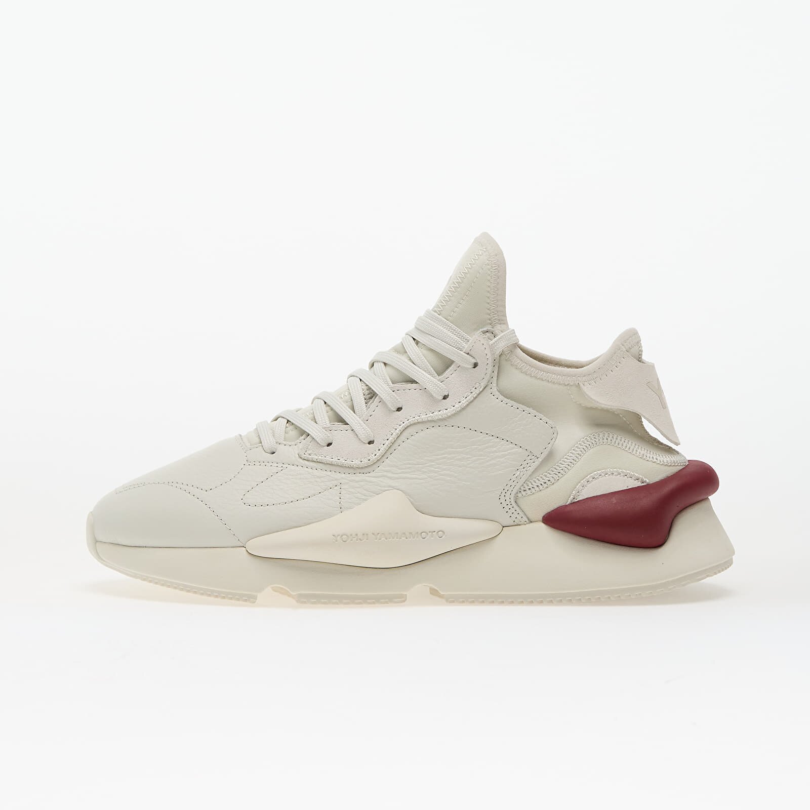 Y-3 Сникърси Kaiwa Orbit Grey/ Orbit Grey/ Collegiate Burgundy