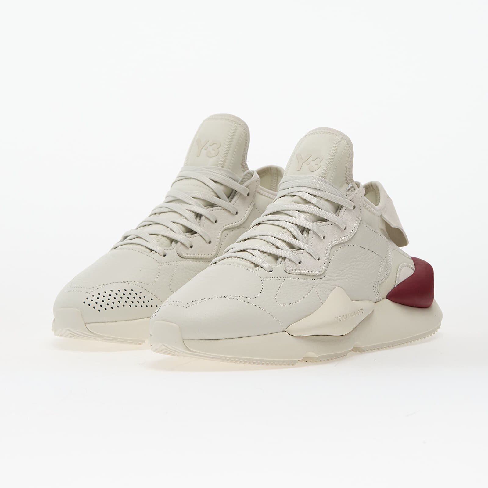 Y-3 Сникърси Kaiwa Orbit Grey/ Orbit Grey/ Collegiate Burgundy