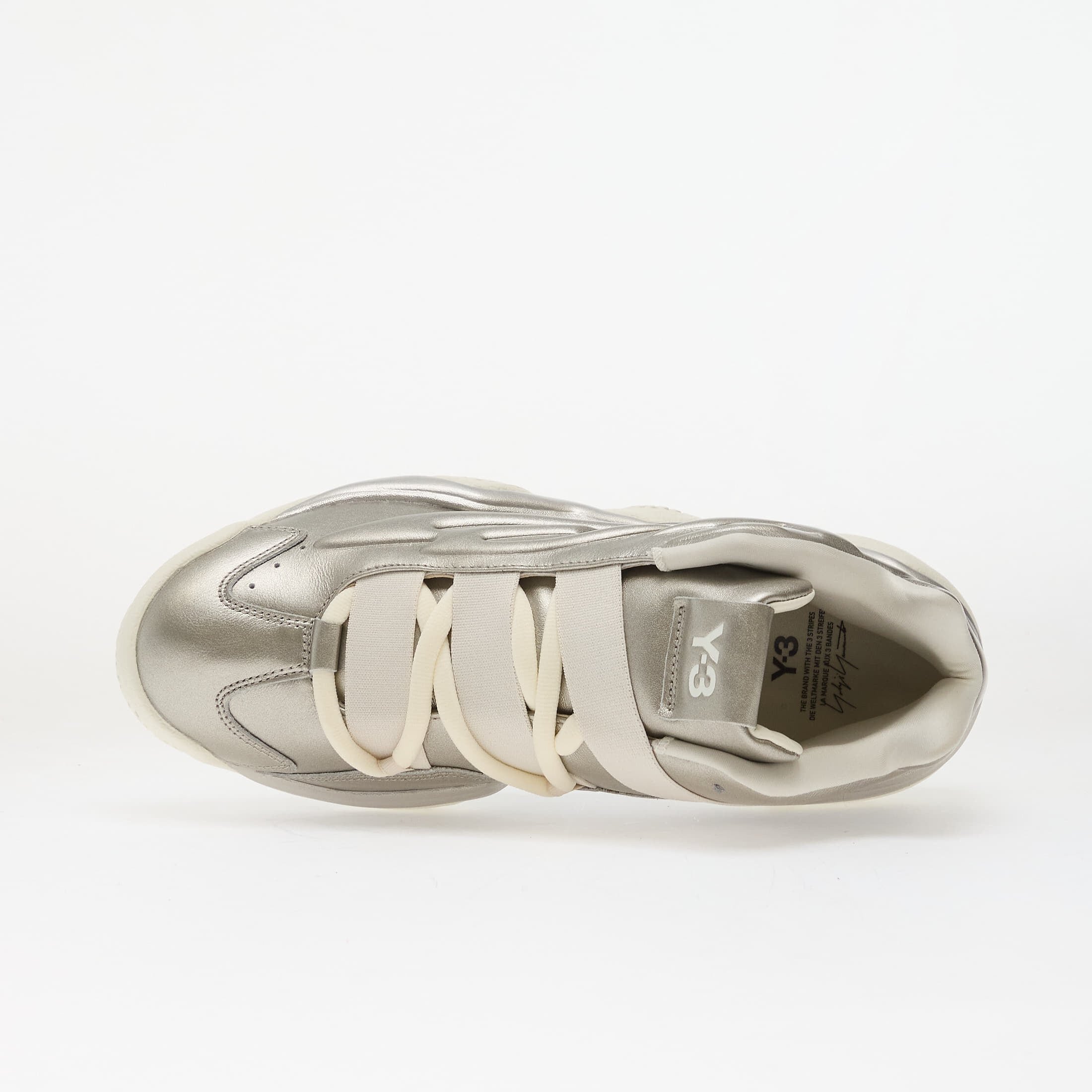 Y-3 Сникърси Megaball Silver Met./ Silver Met./ Off White