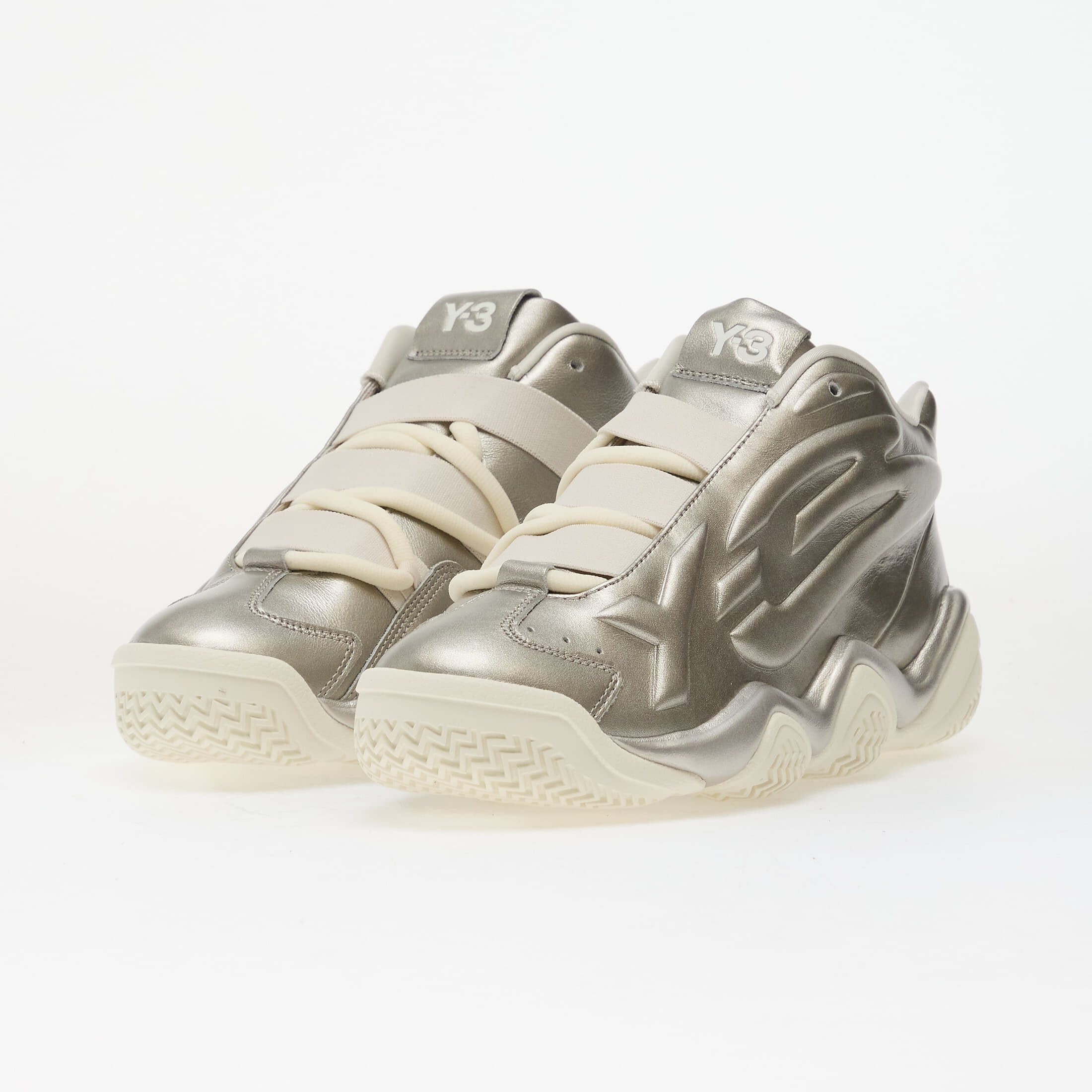Y-3 Сникърси Megaball Silver Met./ Silver Met./ Off White