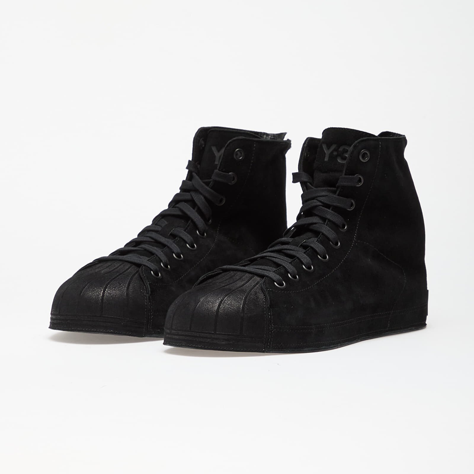 Y-3 Сникърси Nizzastar Hi Black/ Black/ Black