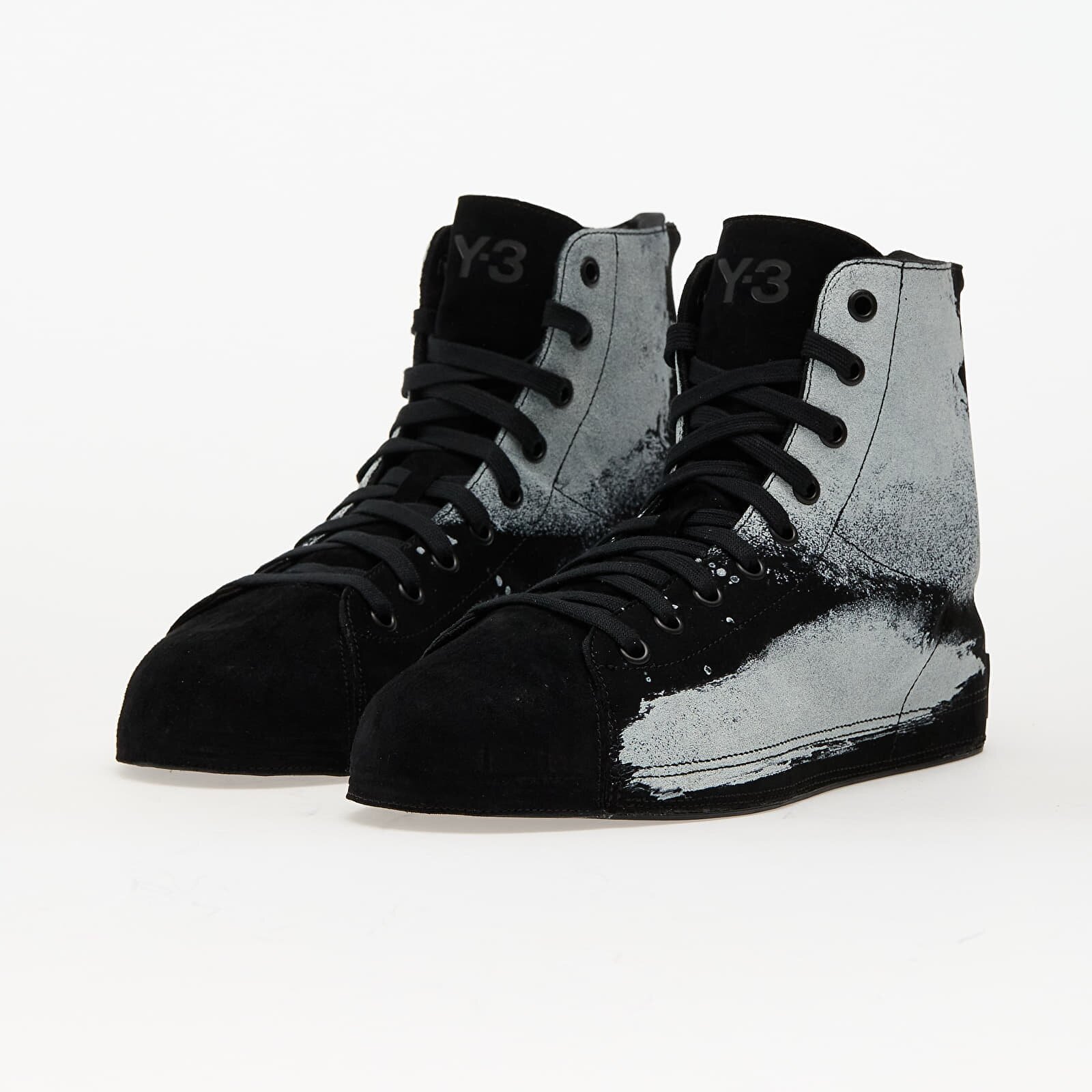 Y-3 Сникърси Nizzastar Hi Black/ Black/ Off White