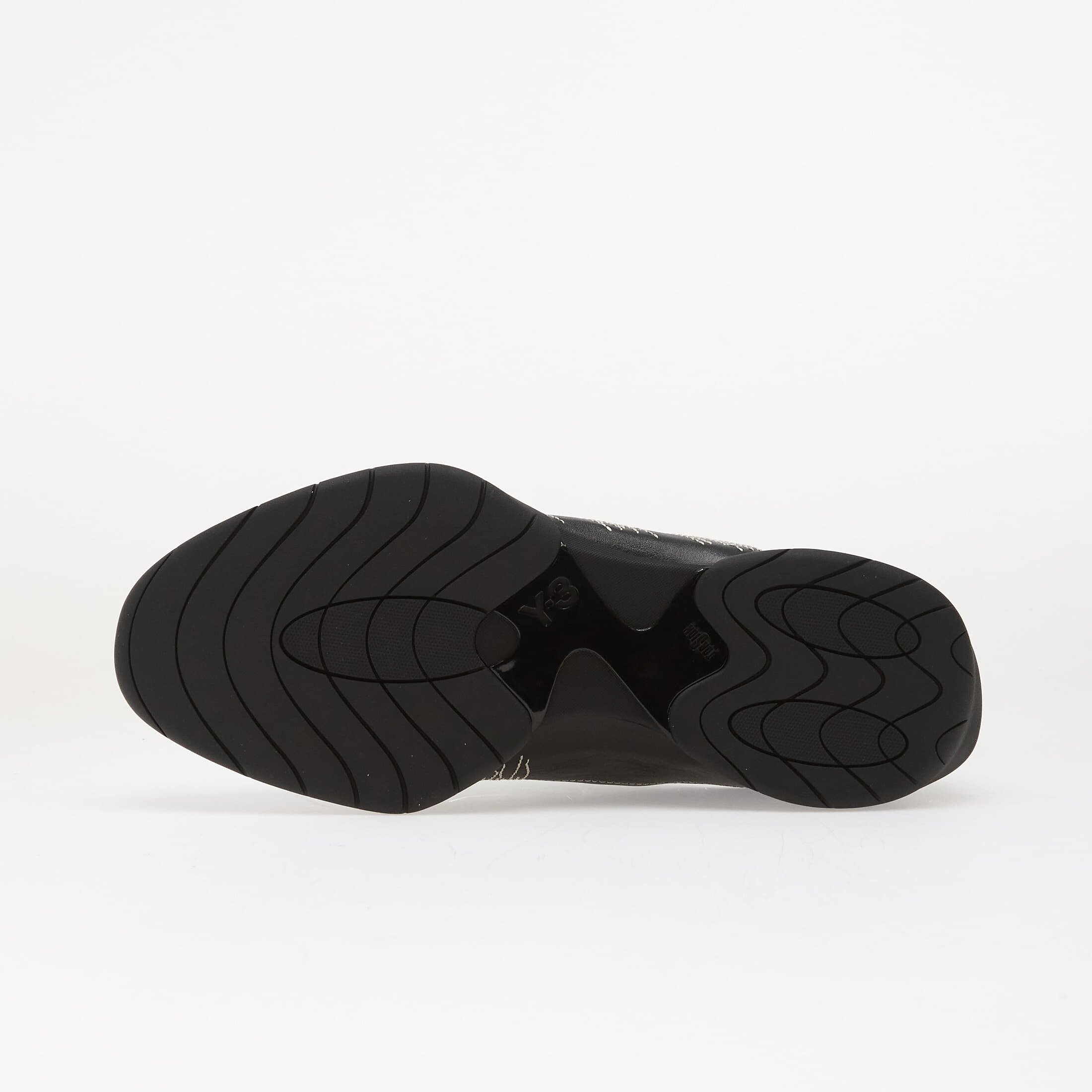 Y-3 Сникърси Regu Embroidery Black/ Aluminum/ Off White