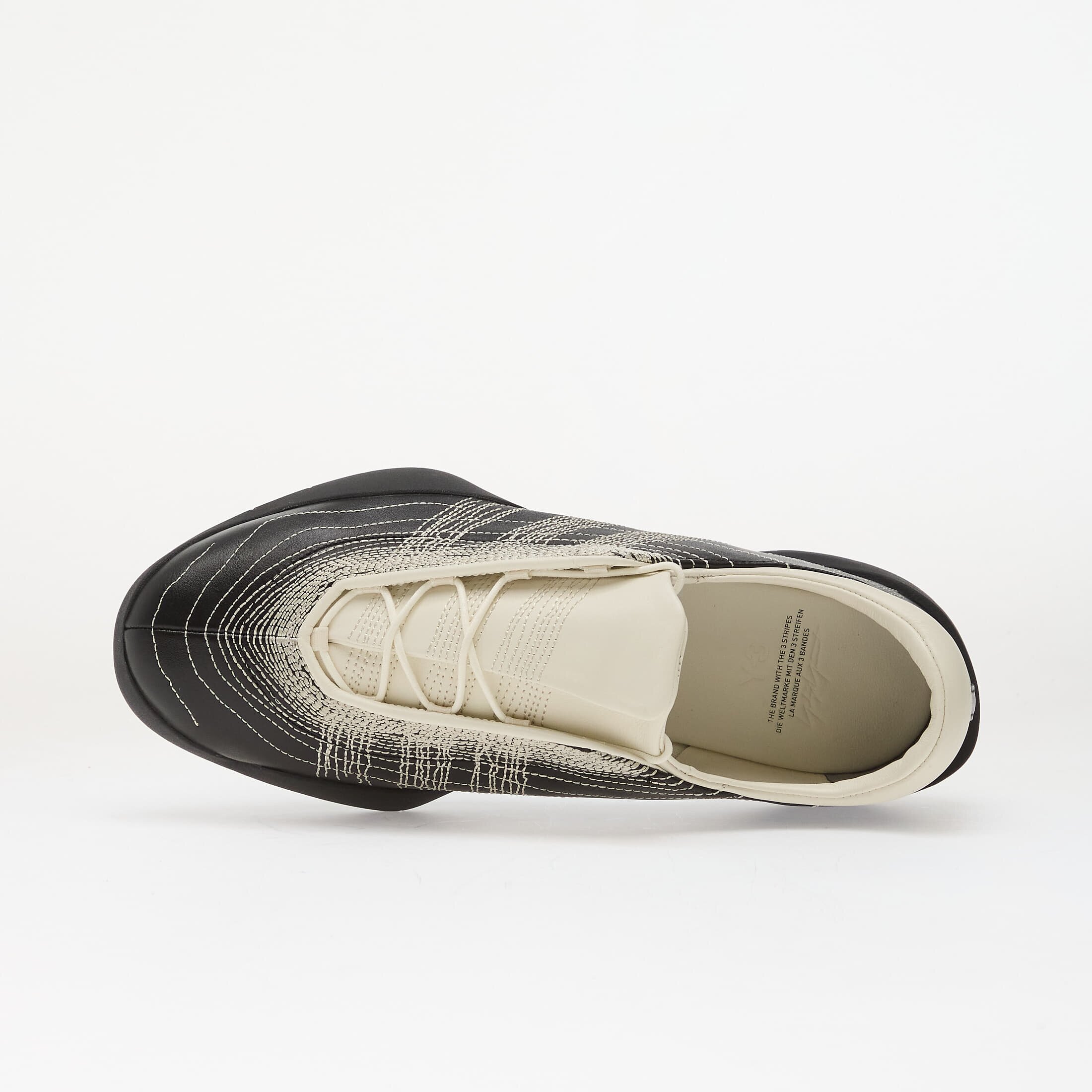 Y-3 Сникърси Regu Embroidery Black/ Aluminum/ Off White