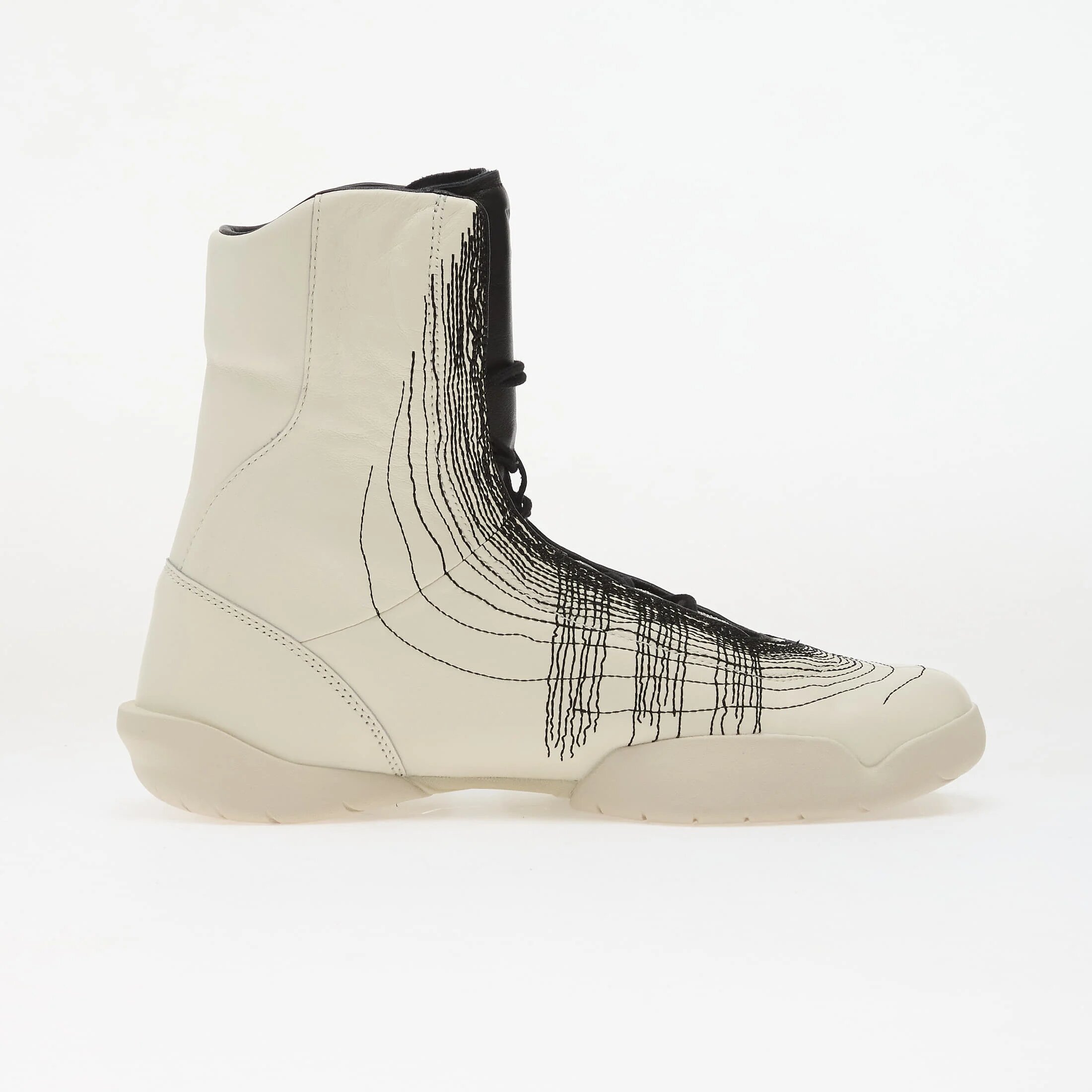 Y-3 Сникърси Regu Embroidery Off White/ Black/ Aluminum