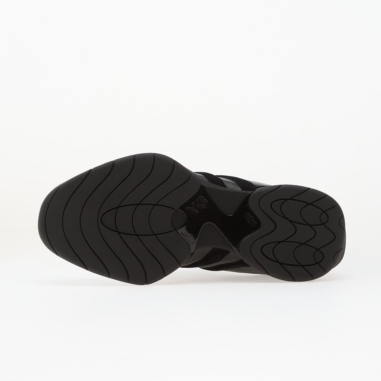 Y-3 Сникърси Regu Leather Black/ Black/ Black