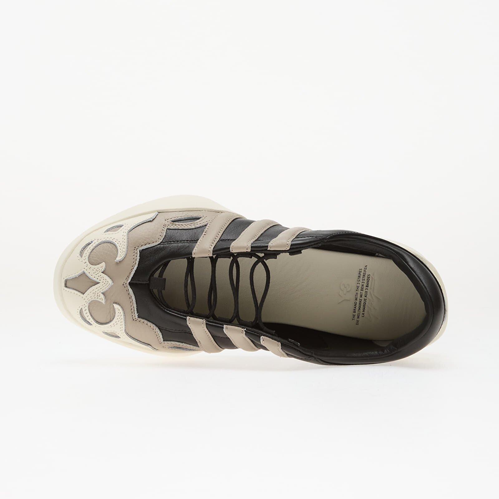 Y-3 Сникърси Regu Mary Jane Black/ Off White/ Light Brown