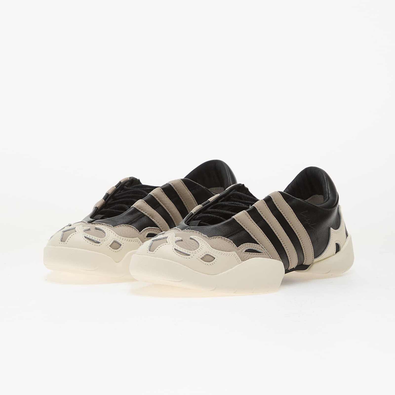 Y-3 Сникърси Regu Mary Jane Black/ Off White/ Light Brown