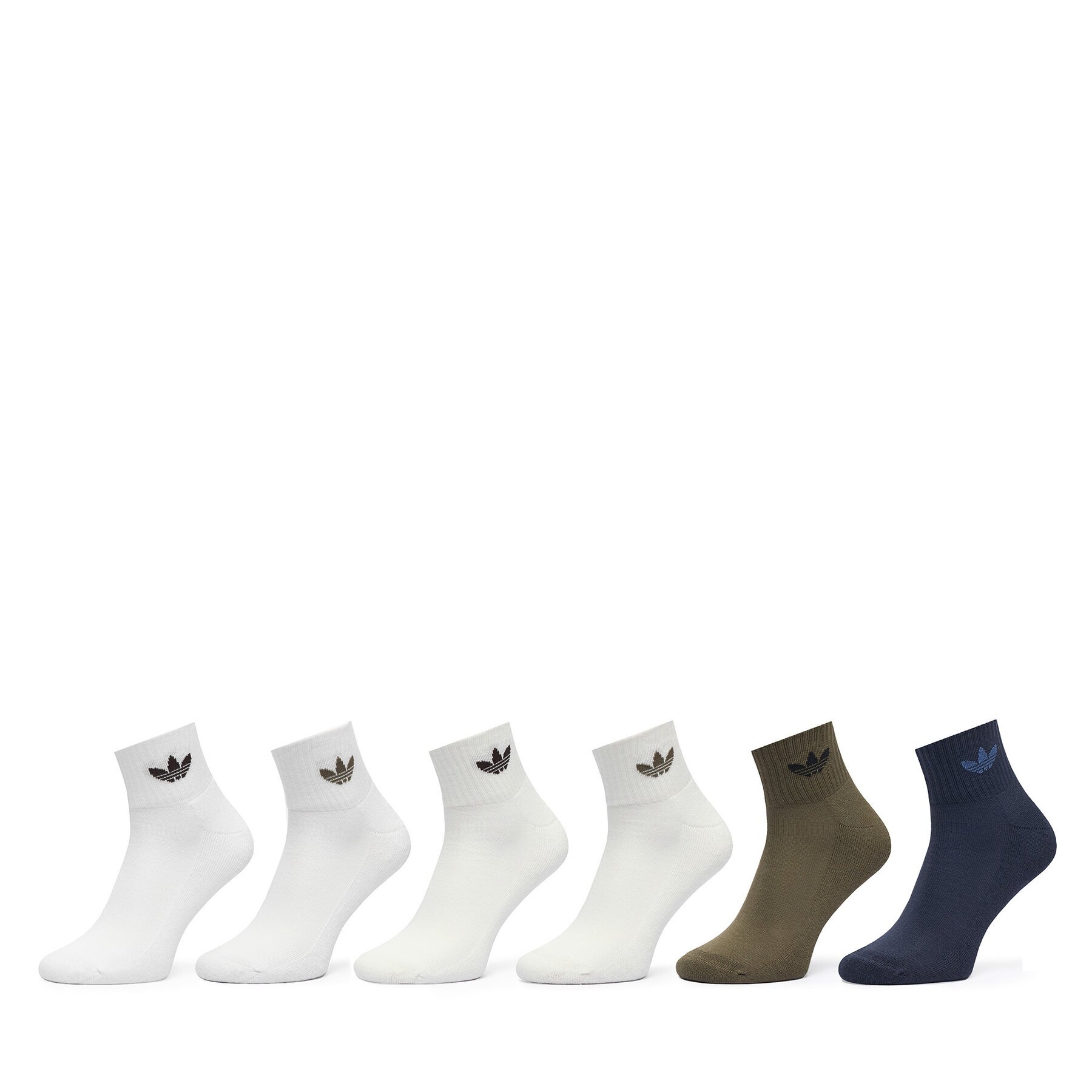 adidas Дълги чорапи Mid Ankle Socks 6 Pairs KQ9070