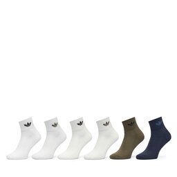 adidas Дълги чорапи Mid Ankle Socks 6 Pairs KQ9070
