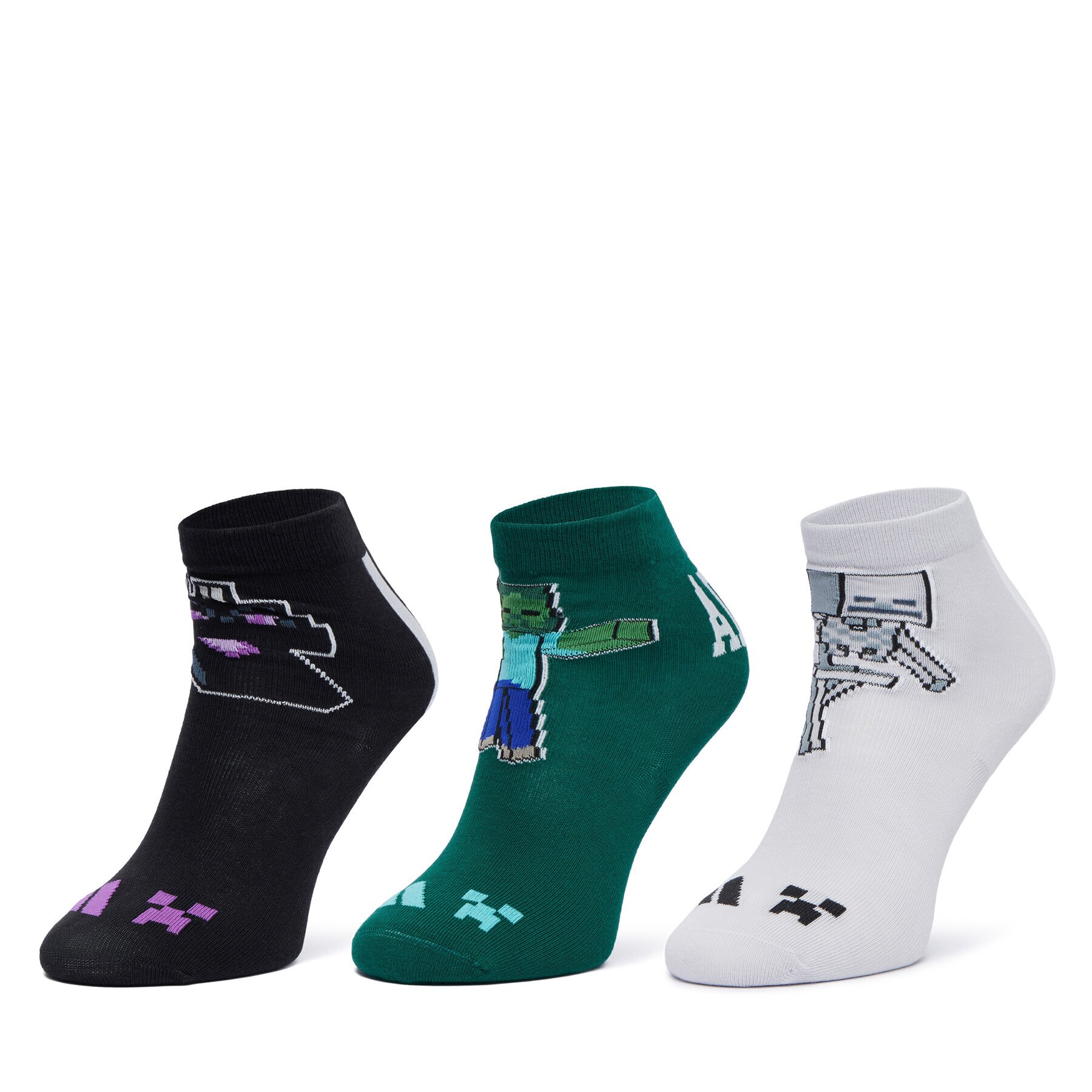 adidas Дълги чорапи Minecraft Kids 3 Pairs Per Pack Socks KR2352