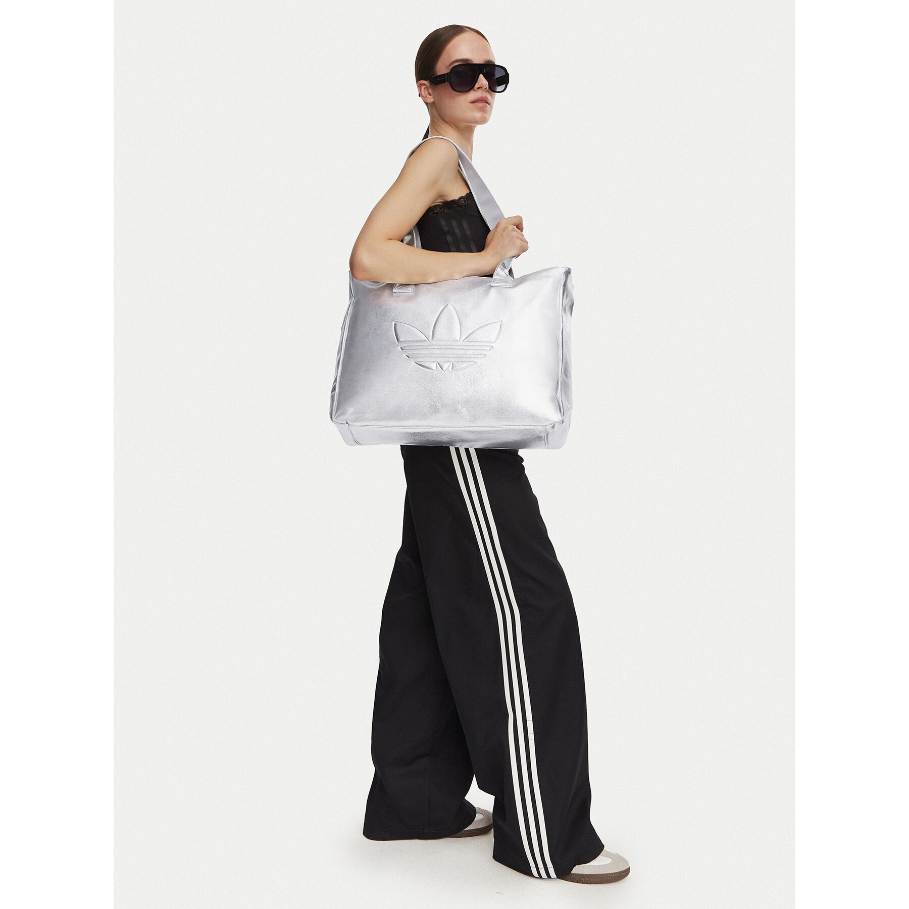adidas Дамска чанта Shopper Metallic Pu Bag KR1566